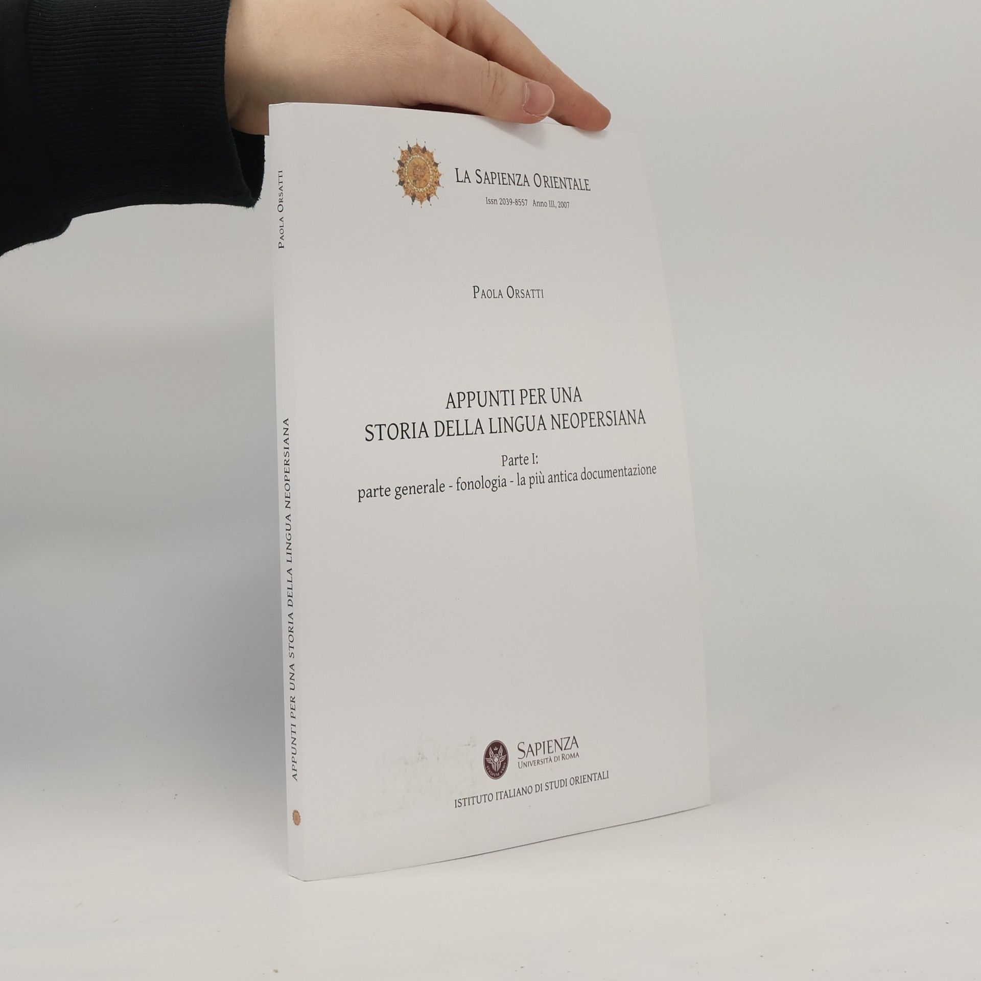 Paola Orsatti Appunti per una storia della lingua neopersiana