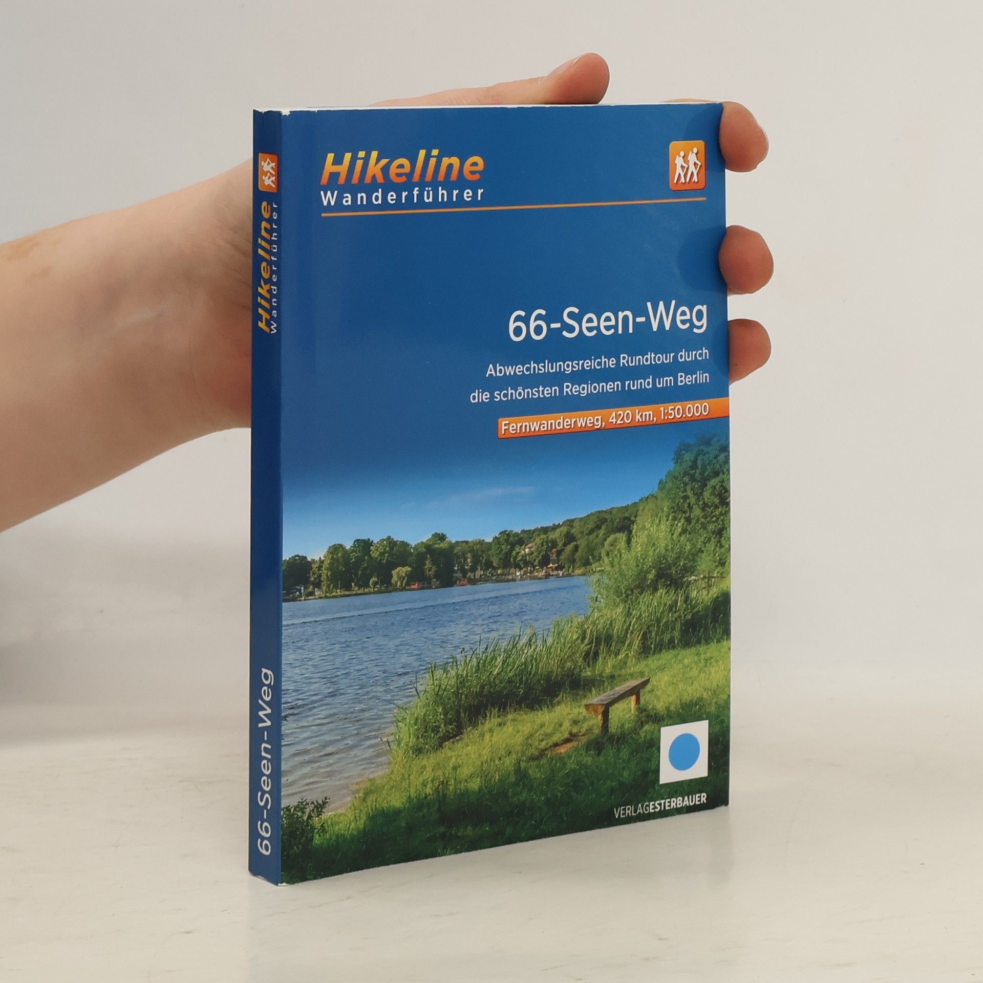 Various authors Hikeline Wanderführer: Fernwanderweg 66-Seen-Weg