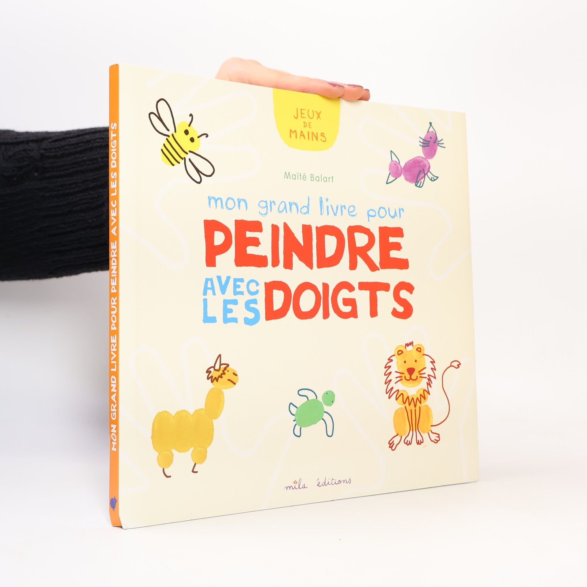 Maïté Balart Jeux de mains: Mon grand livre pour peindre avec les doigts
