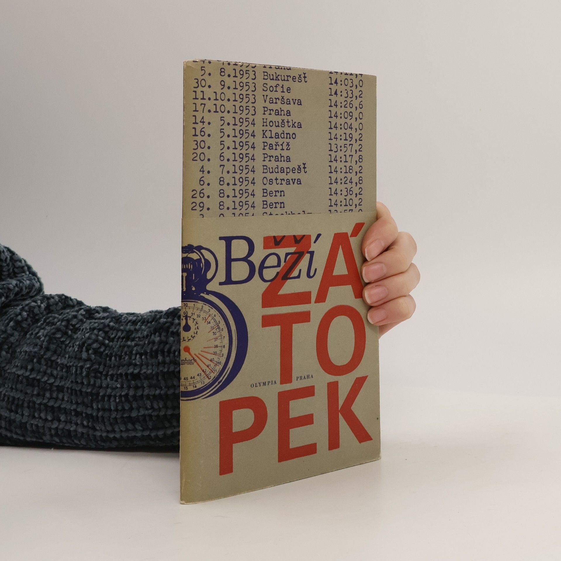 Emil Zátopek Běží Zátopek