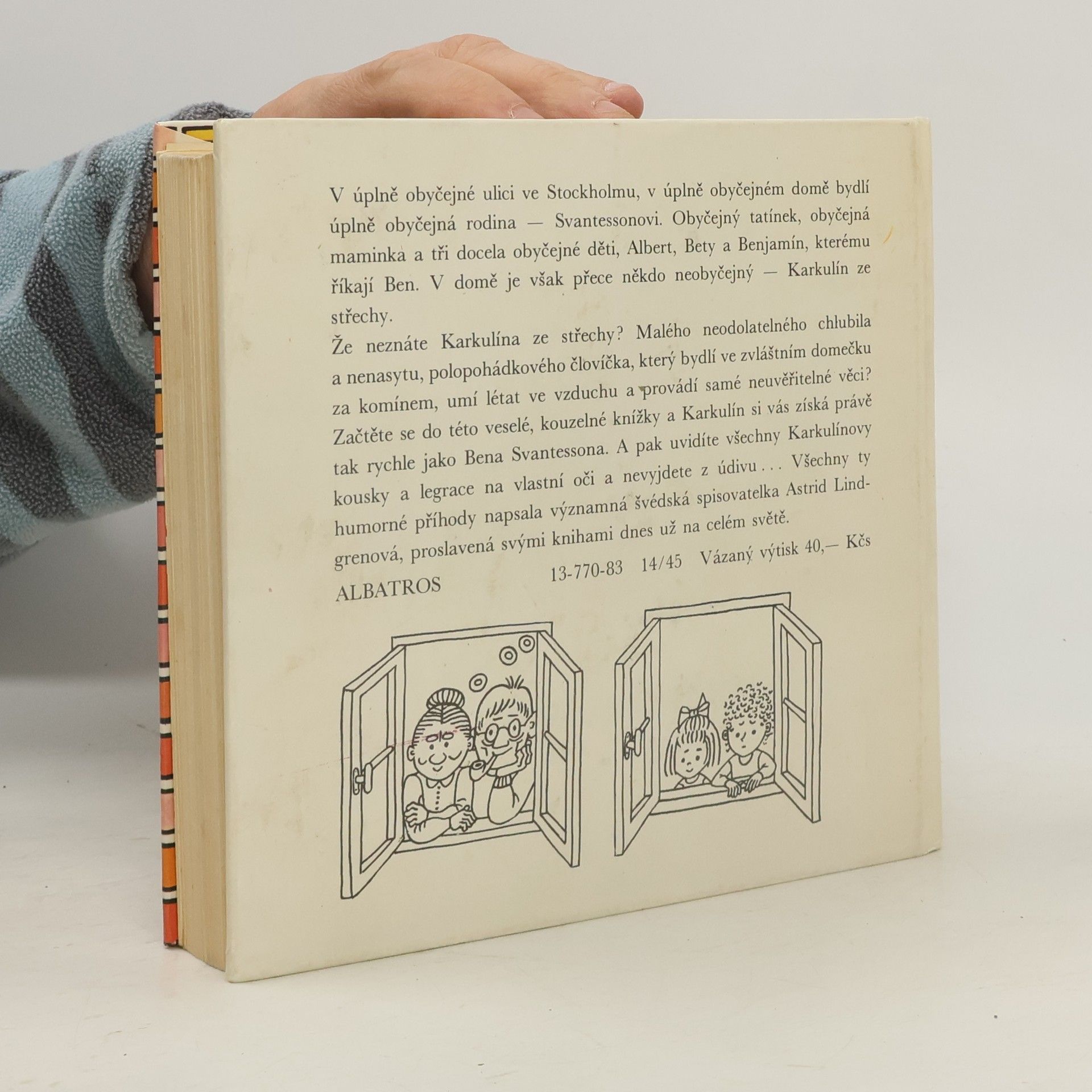 Astrid Lindgren Karkulín ze střechy