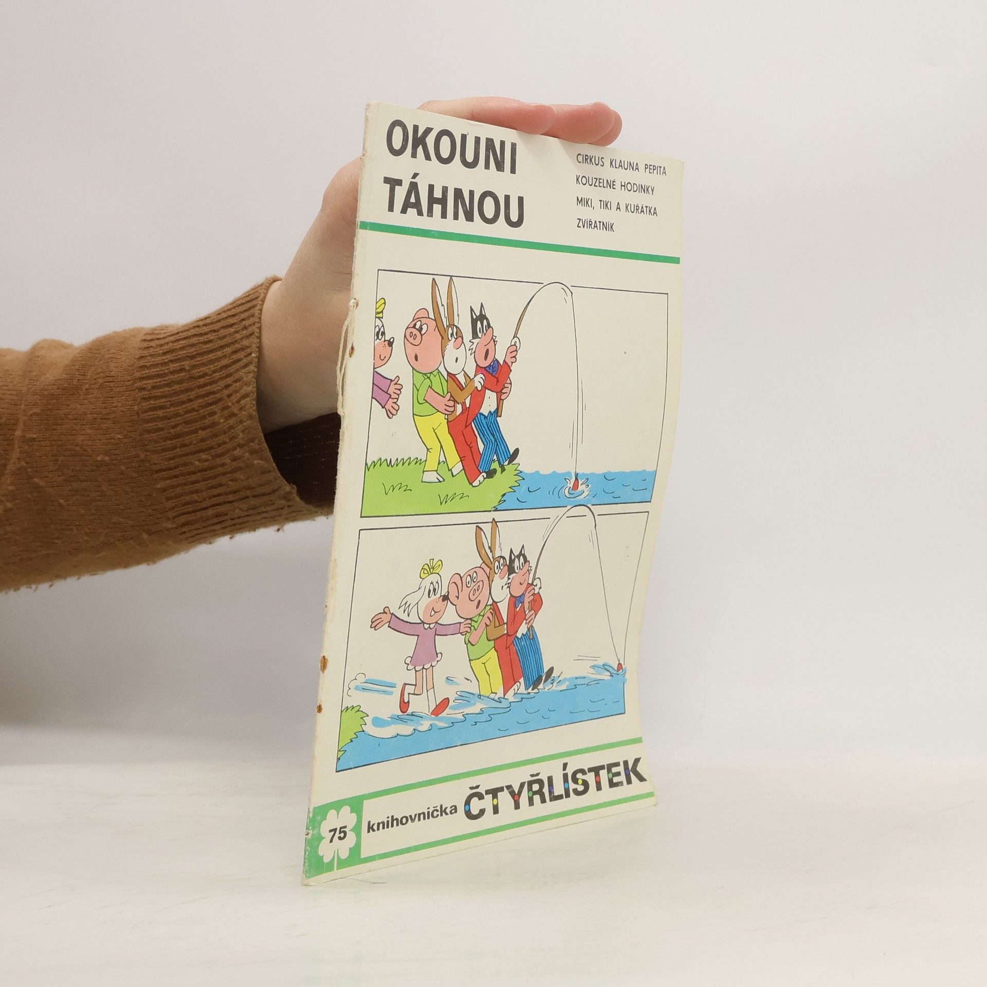 Jaroslav Němeček Čtyřlístek č. 75. Okouni táhnou