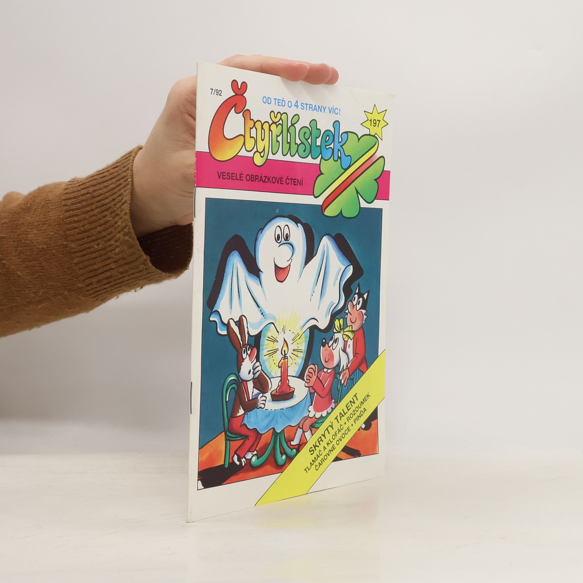 Kolektiv autorů Čtyřlístek 197. 7/1992. Skrytý talent