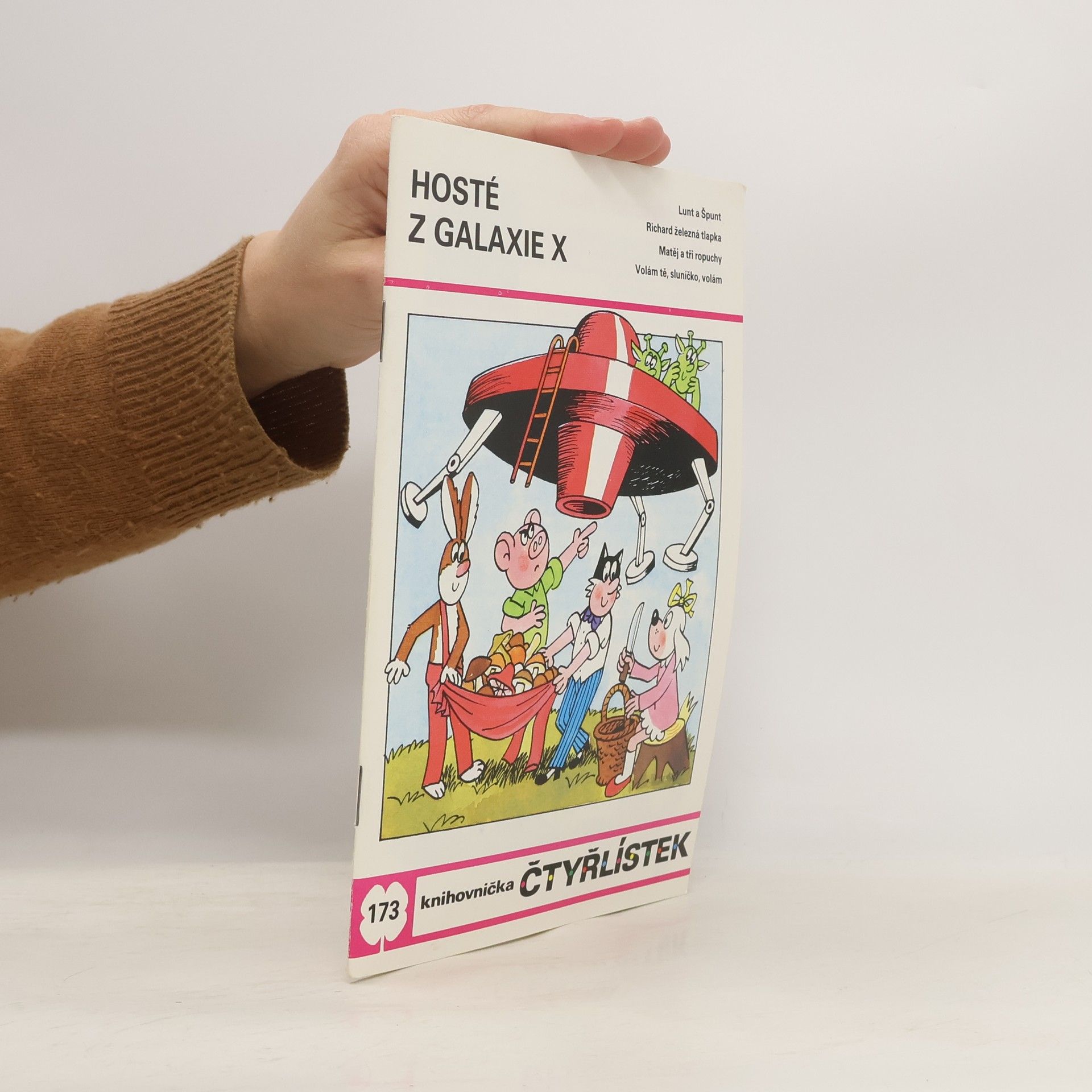 Jaroslav Němeček Čtyřlístek 173. Hosté z galaxie X