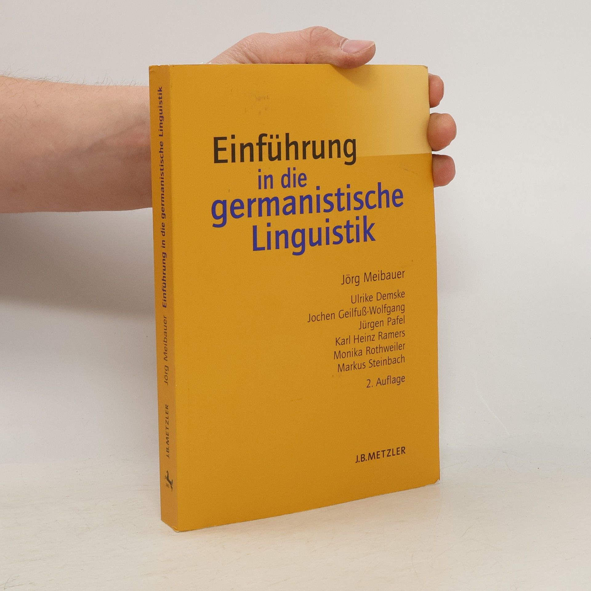 Jörg Meibauer Einführung in die germanistische Linguistik