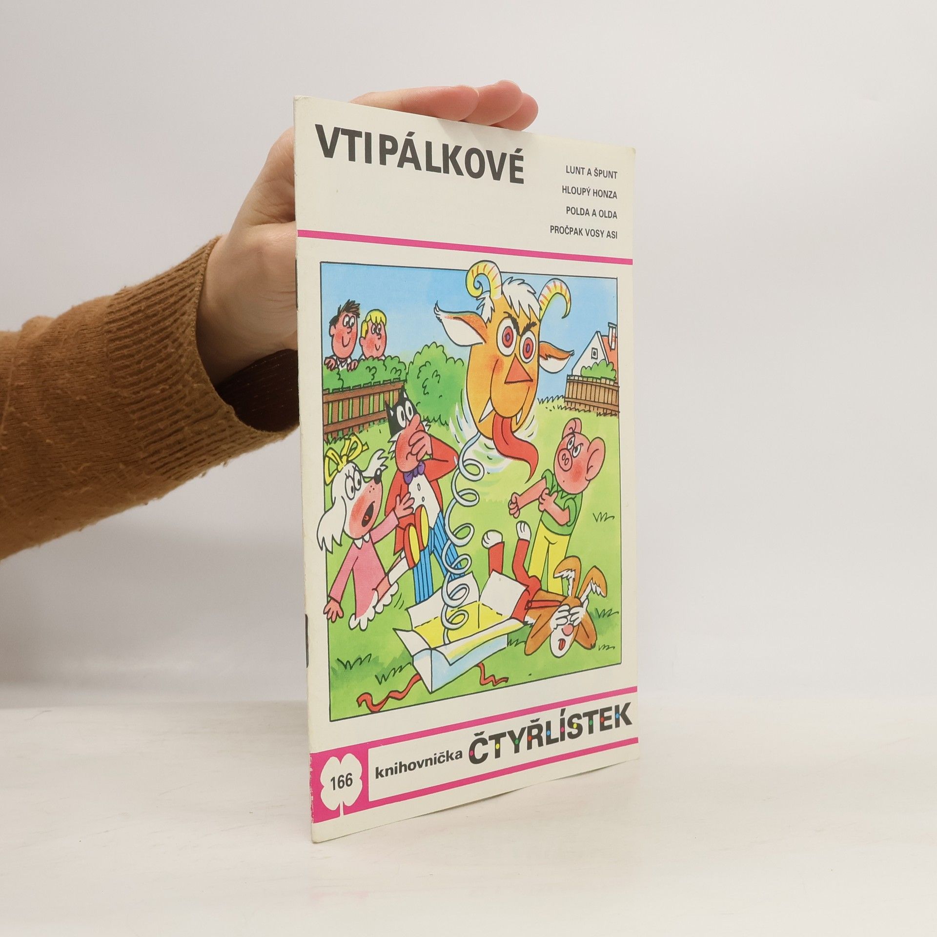 Jaroslav Němeček Čtyřlístek 166. Vtipálkové