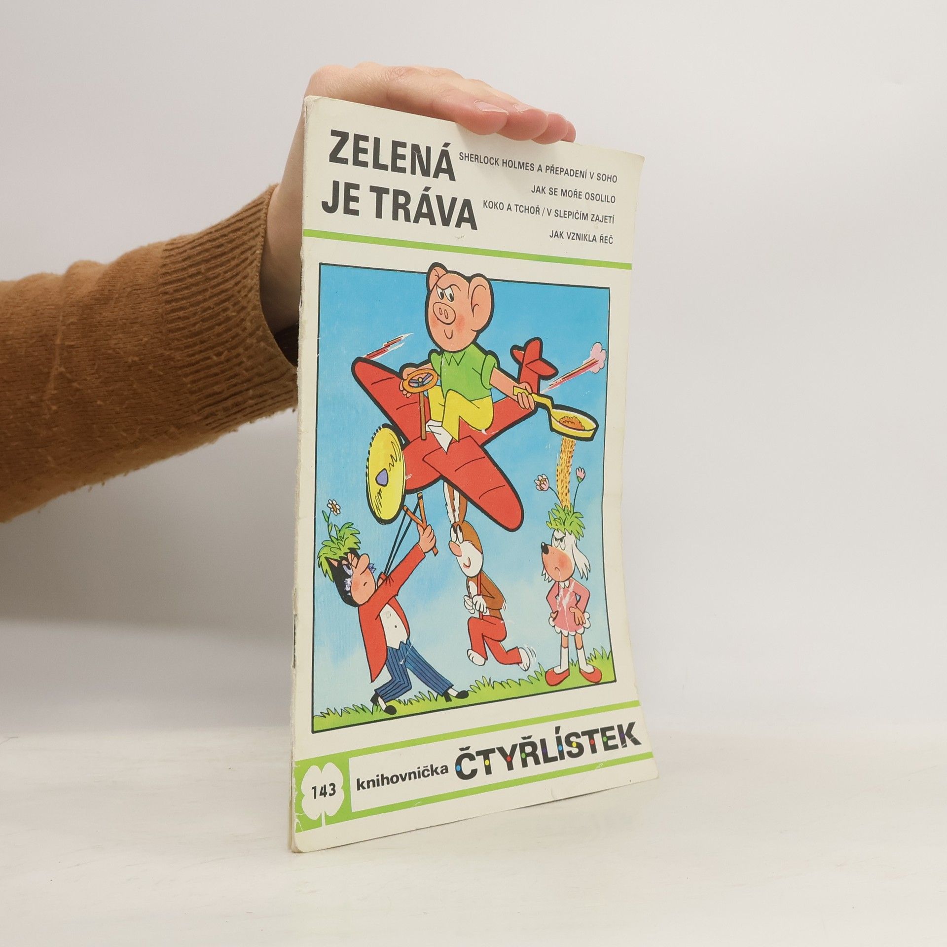 Jaroslav Němeček Čtyřlístek 143. Zelená je tráva