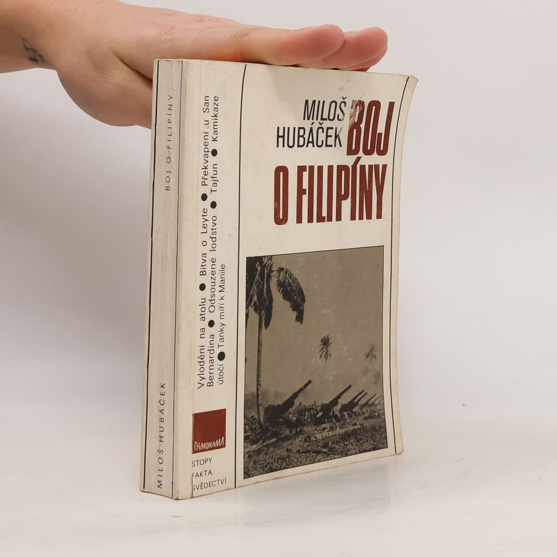 Miloš Hubáček Boj o Filipíny