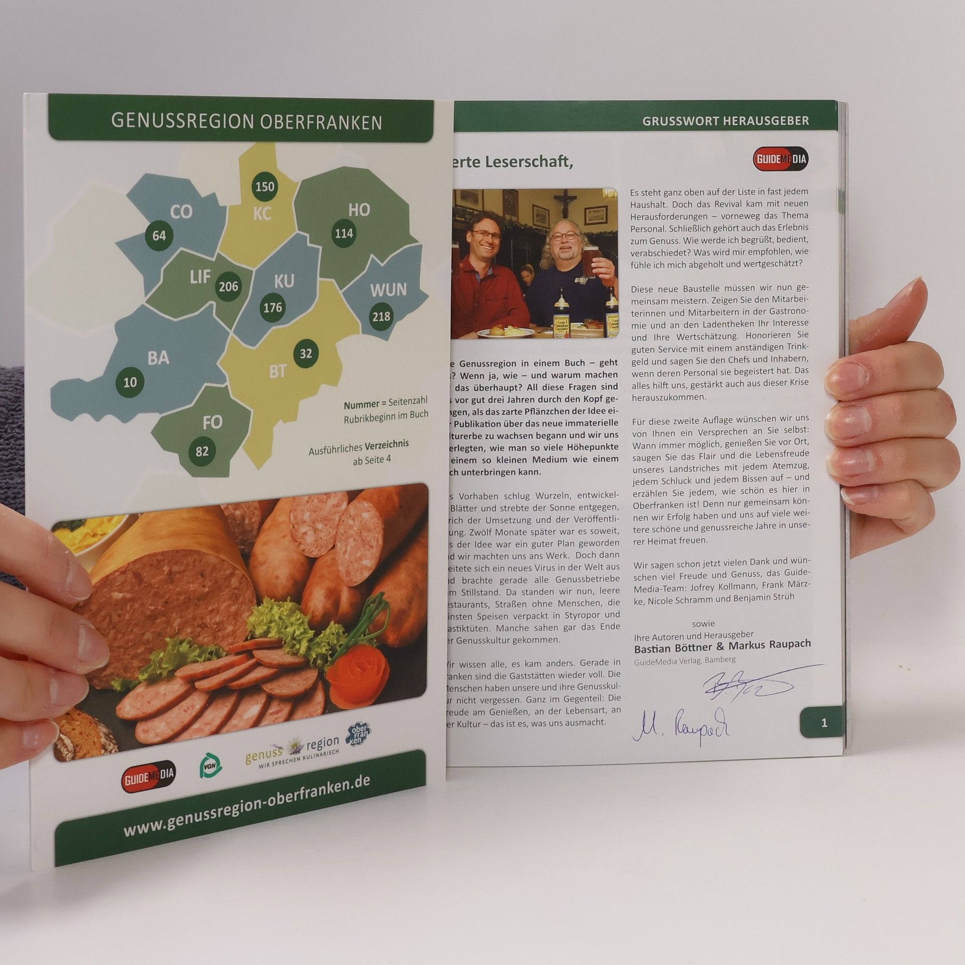 Bastian Böttner Oberfranken genießen. Anbieter, Rezepte und Spezialitäten aus der Genussregion