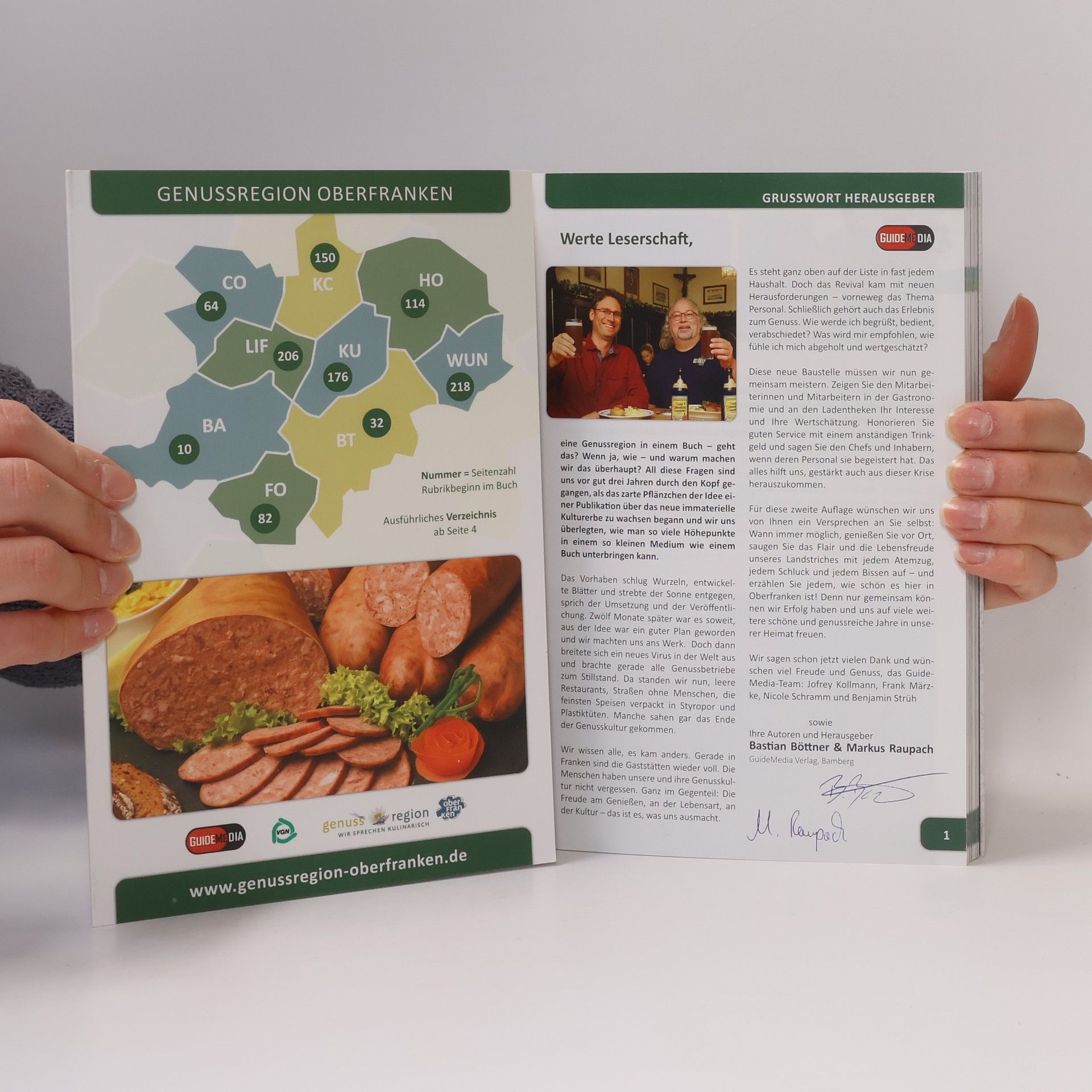 Bastian Böttner Oberfranken genießen. Anbieter, Rezepte und Spezialitäten aus der Genussregion