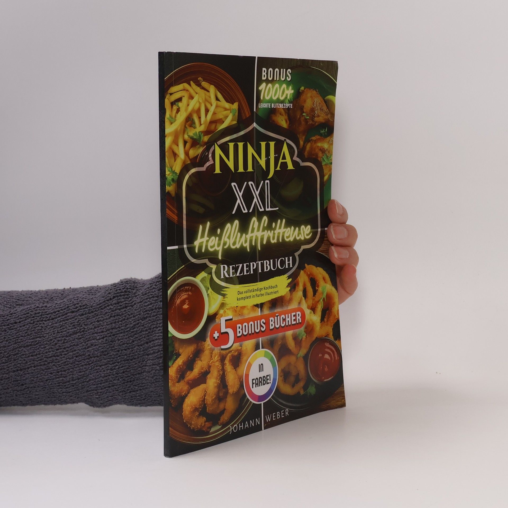 Johann Weber Ninja XXL Heißluftfritteuse Rezeptbuch