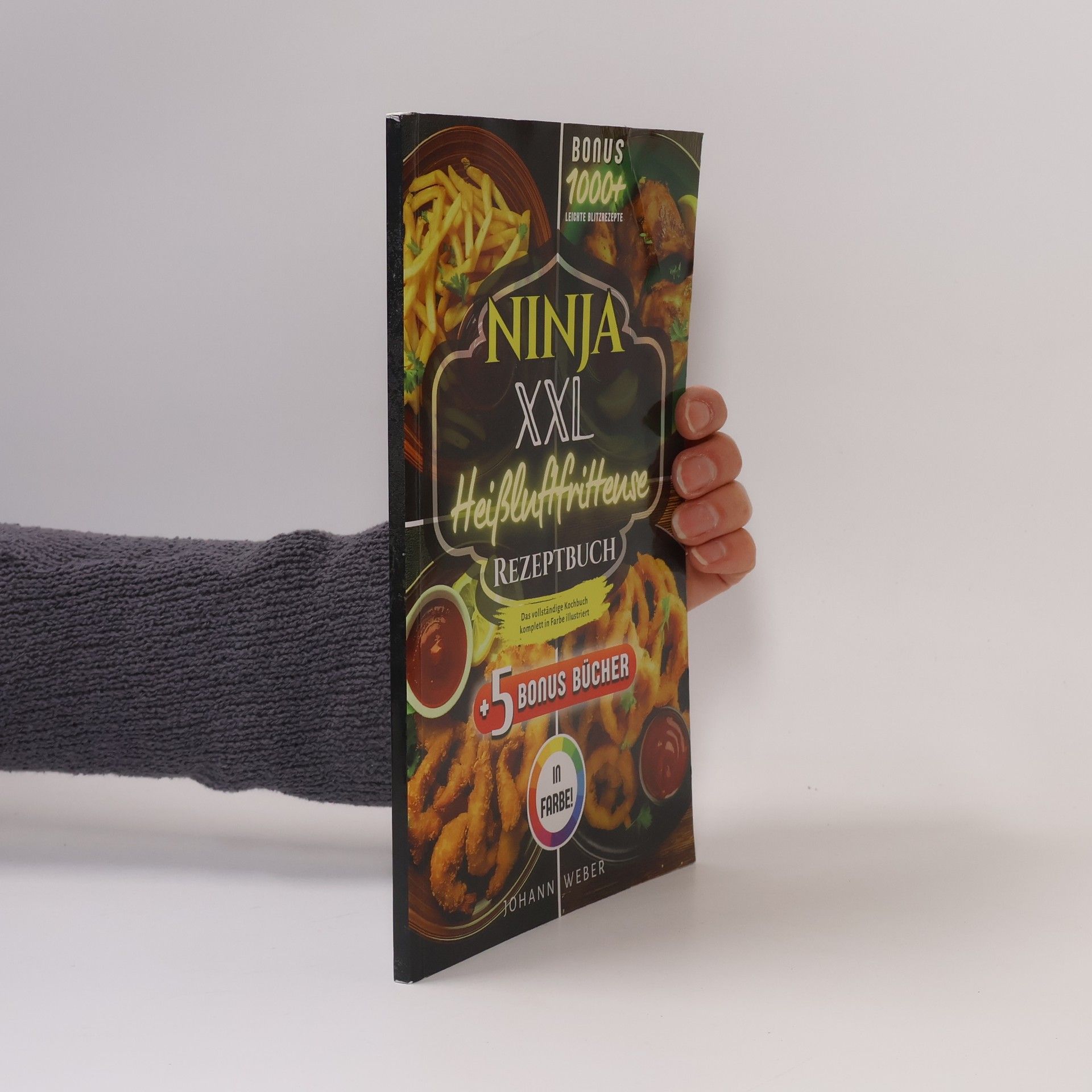 Johann Weber Ninja XXL Heißluftfritteuse Rezeptbuch