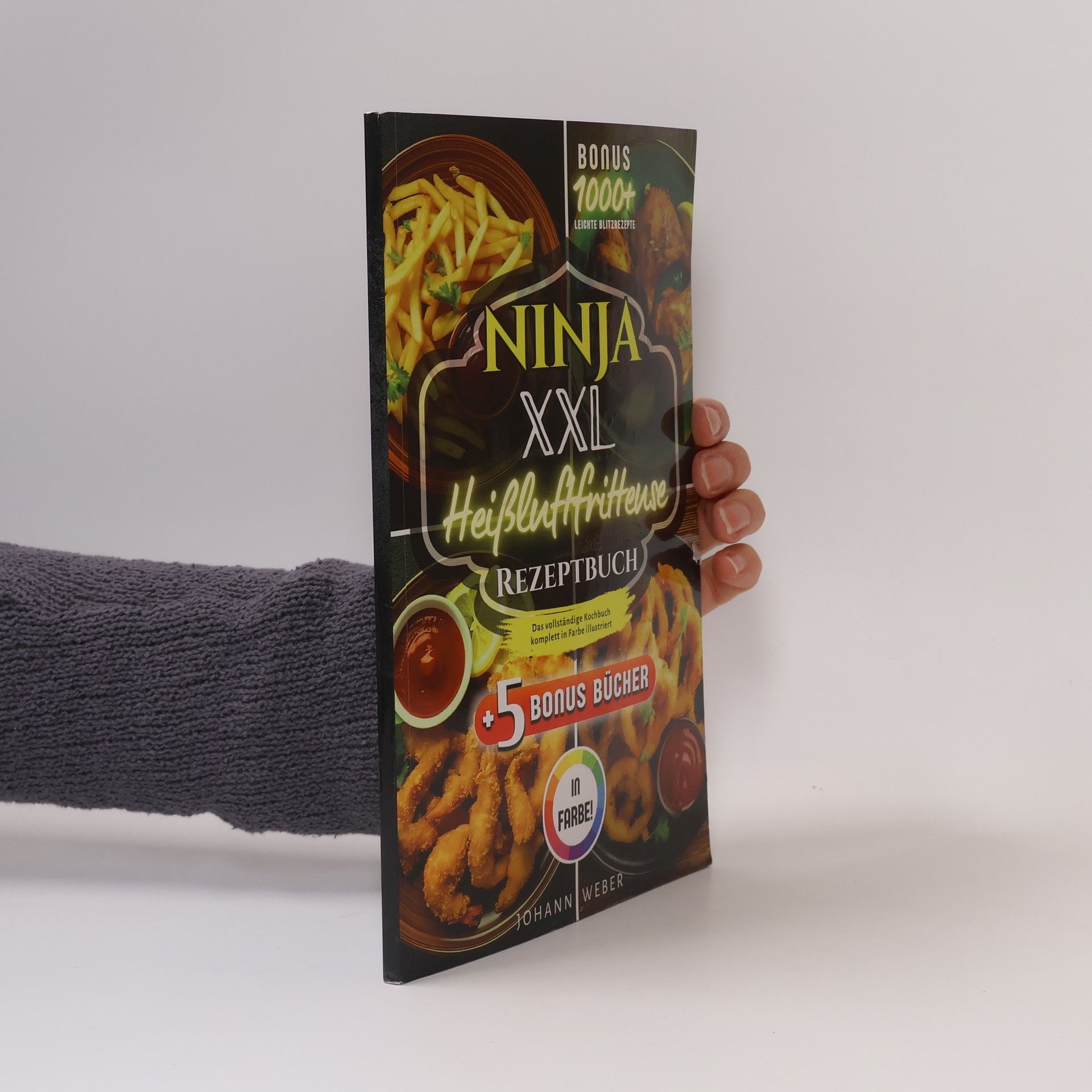 Johann Weber Ninja XXL Heißluftfritteuse Rezeptbuch