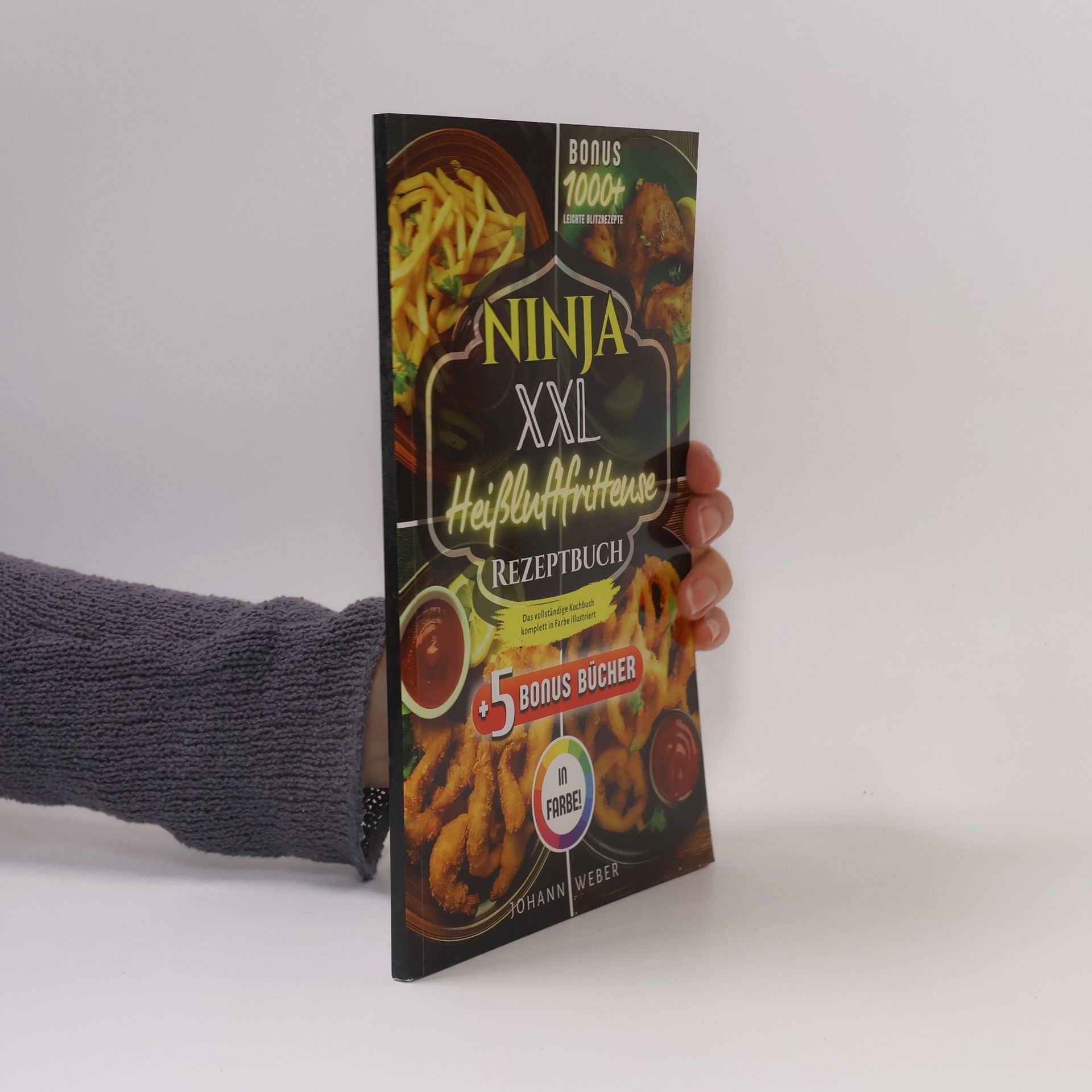 Johann Weber Ninja XXL Heißluftfritteuse Rezeptbuch