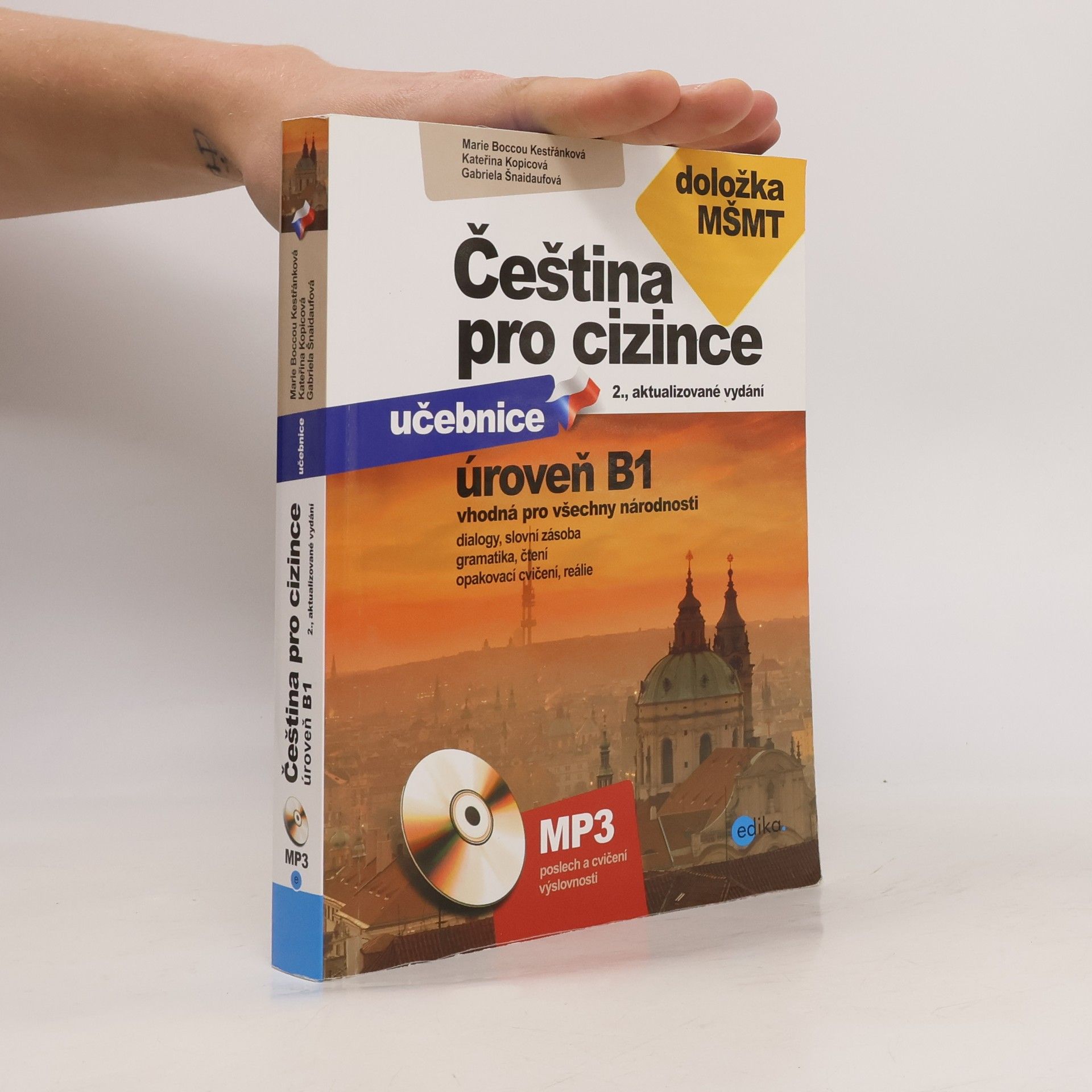 Marie Boccou Kestřánková Čeština pro cizince. Cvičebnice. Úroveň B1. 2., aktualizované vydání