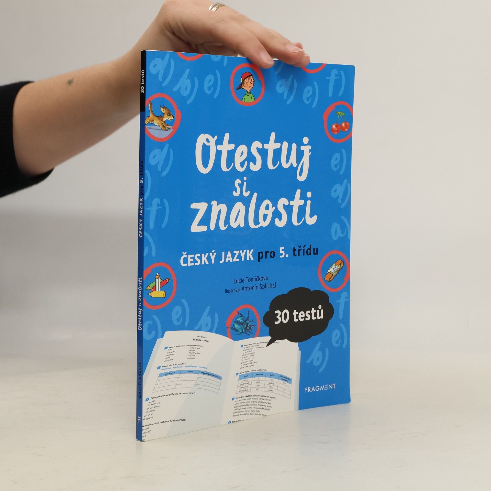 Lucie Tomíčková Otestuj si znalosti. Český jazyk pro 5. třídu