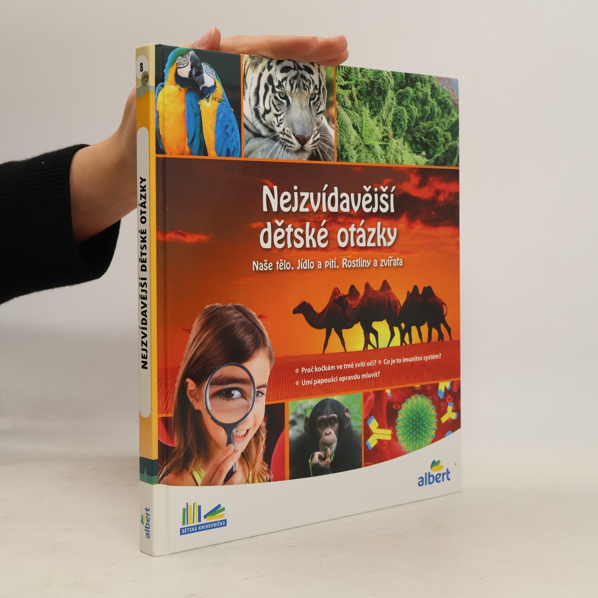 Autorenkollektiv Nejzvídavější dětské otázky: Naše tělo, jídlo a pití, rostliny a zvířata