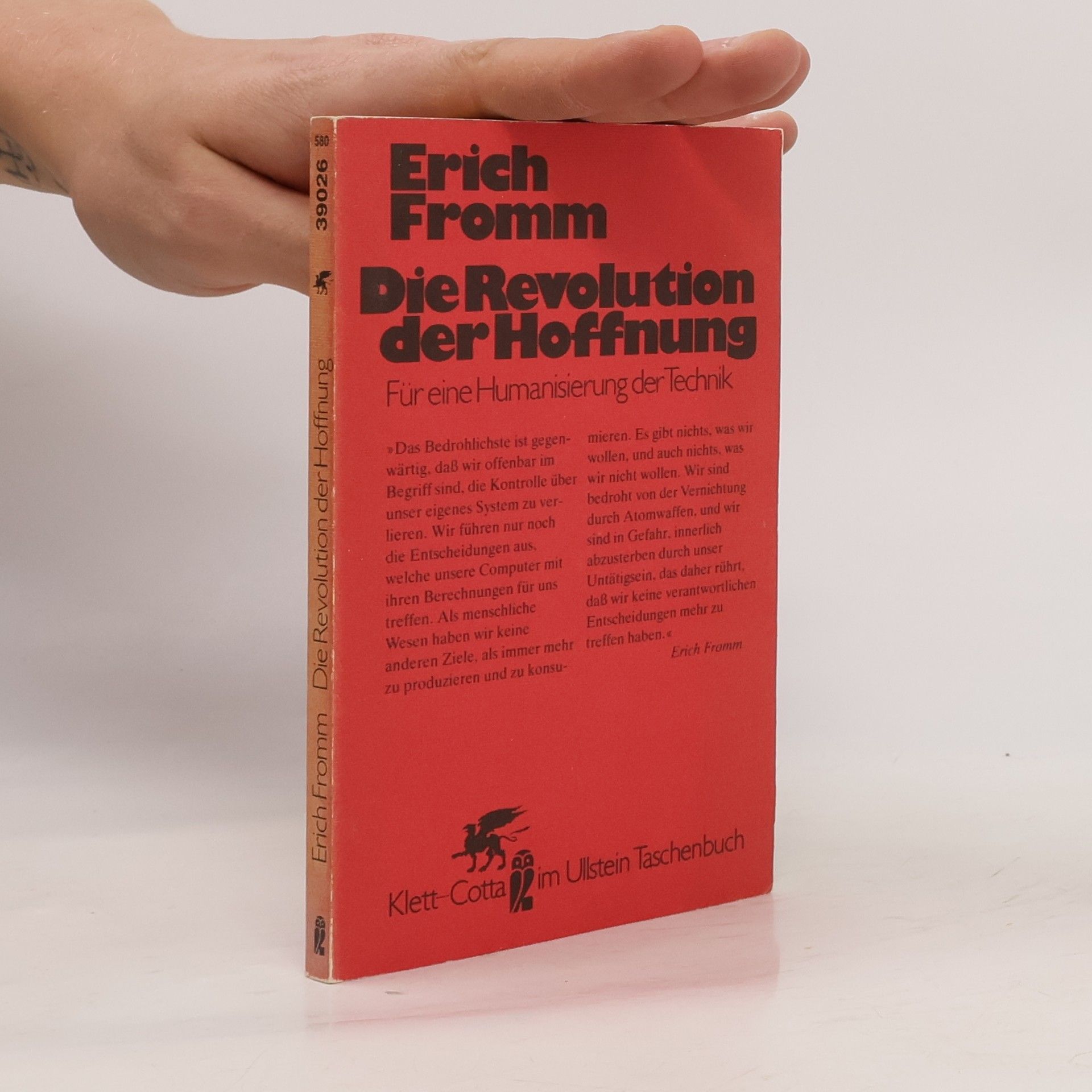 Erich Fromm Die Revolution der Hoffnung