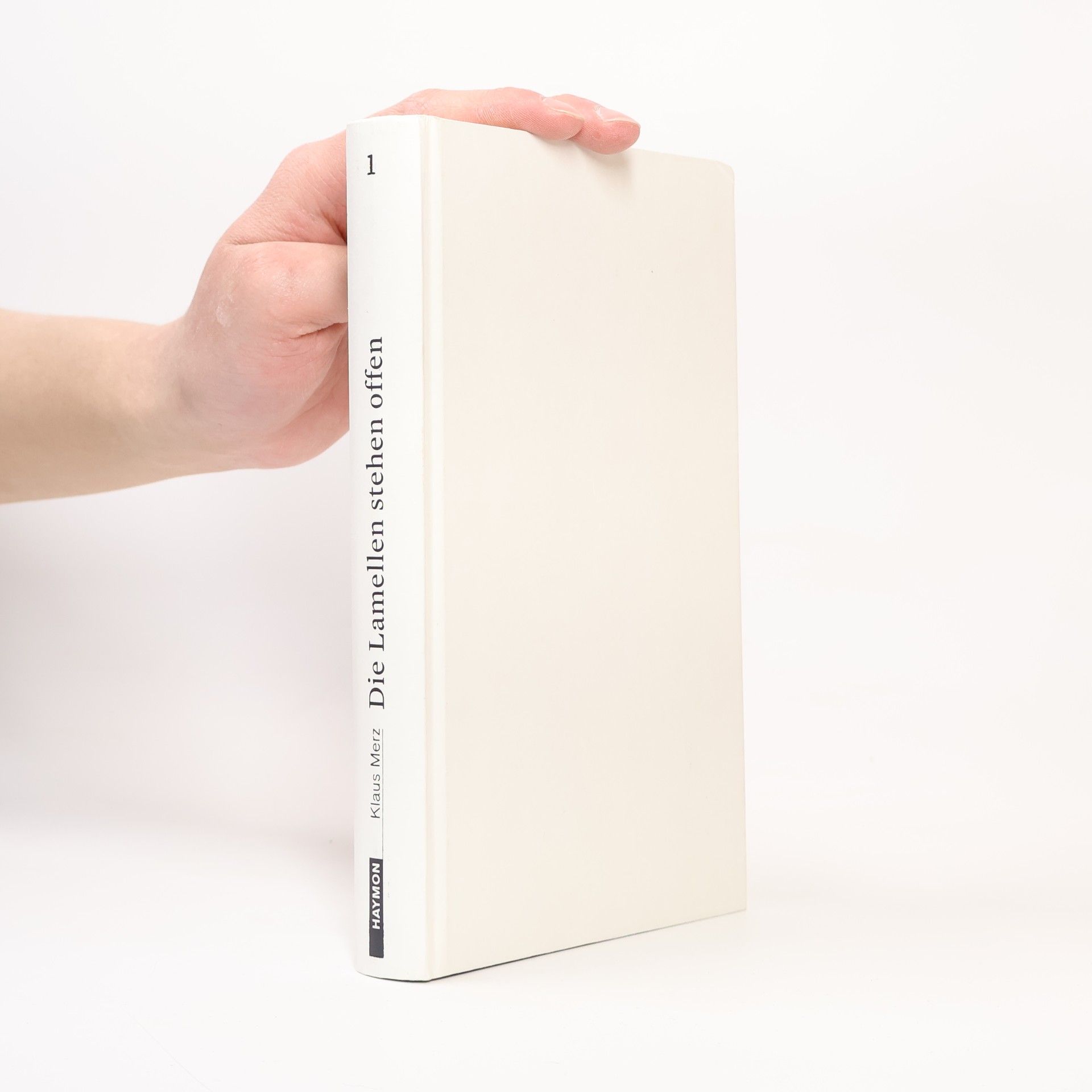 Klaus Merz Die Lamellen stehen offen