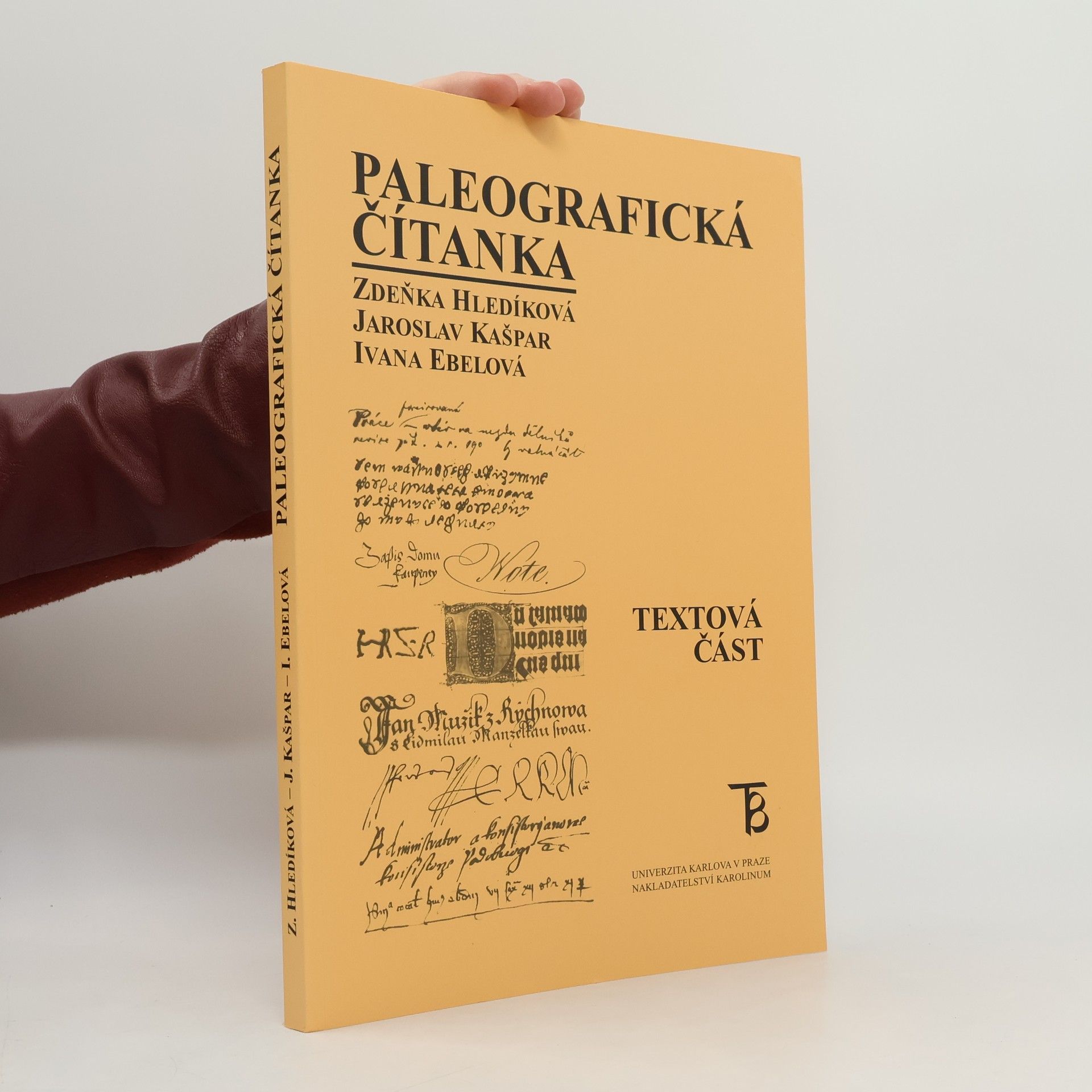 Zdeňka Hledíková Paleografická čítanka. Textová část