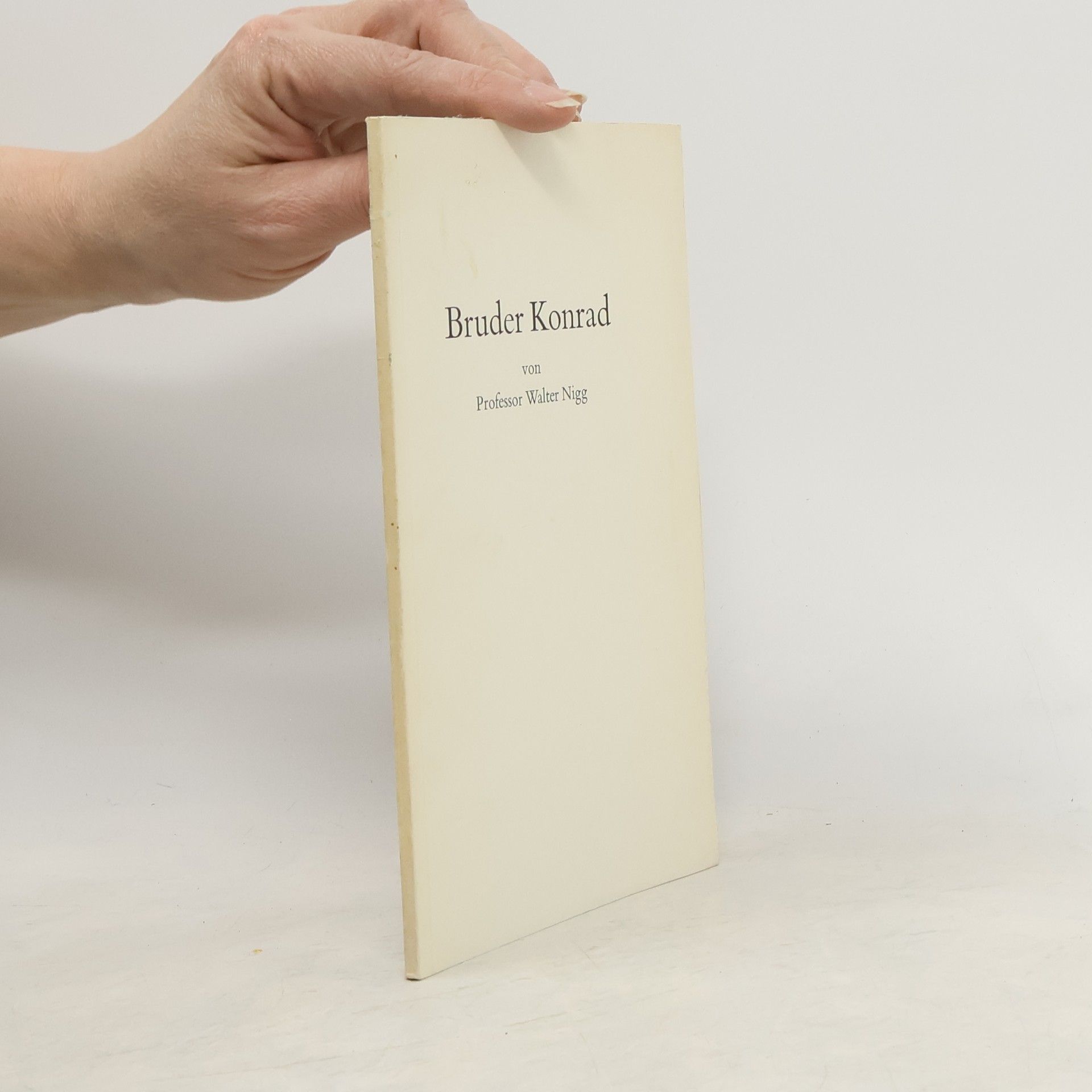 Walter Nigg Bruder Konrad
