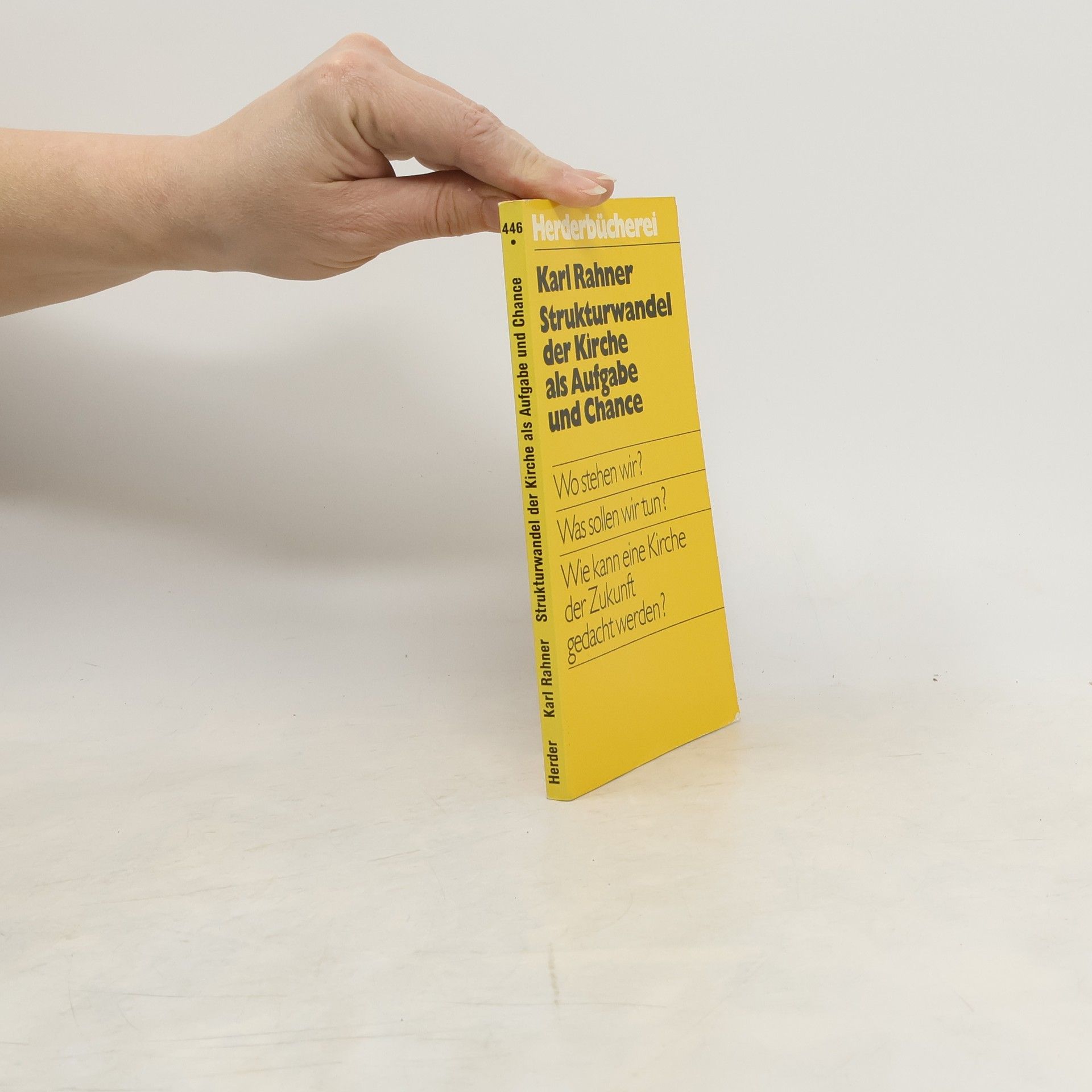 Karl Rahner Strukturwandel der Kirche als Aufgabe und Chance