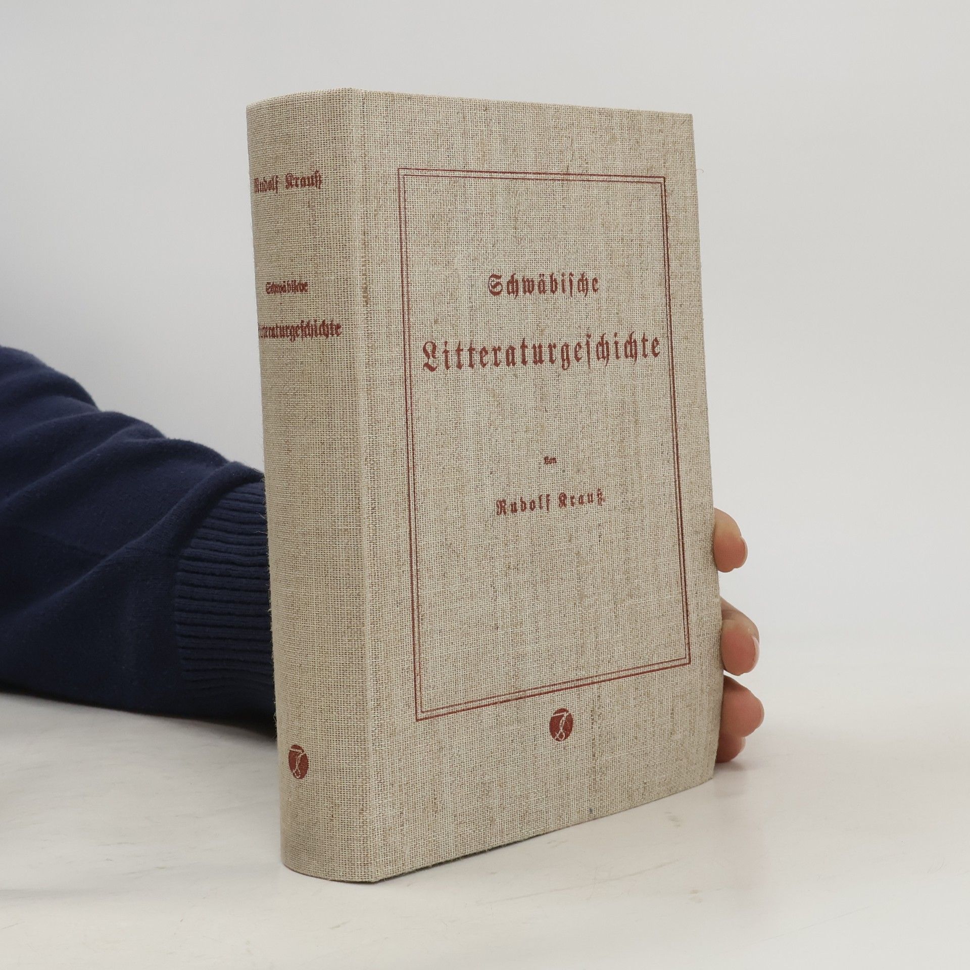 Rudolf Krauss Schwäbische Litteraturgeschichte