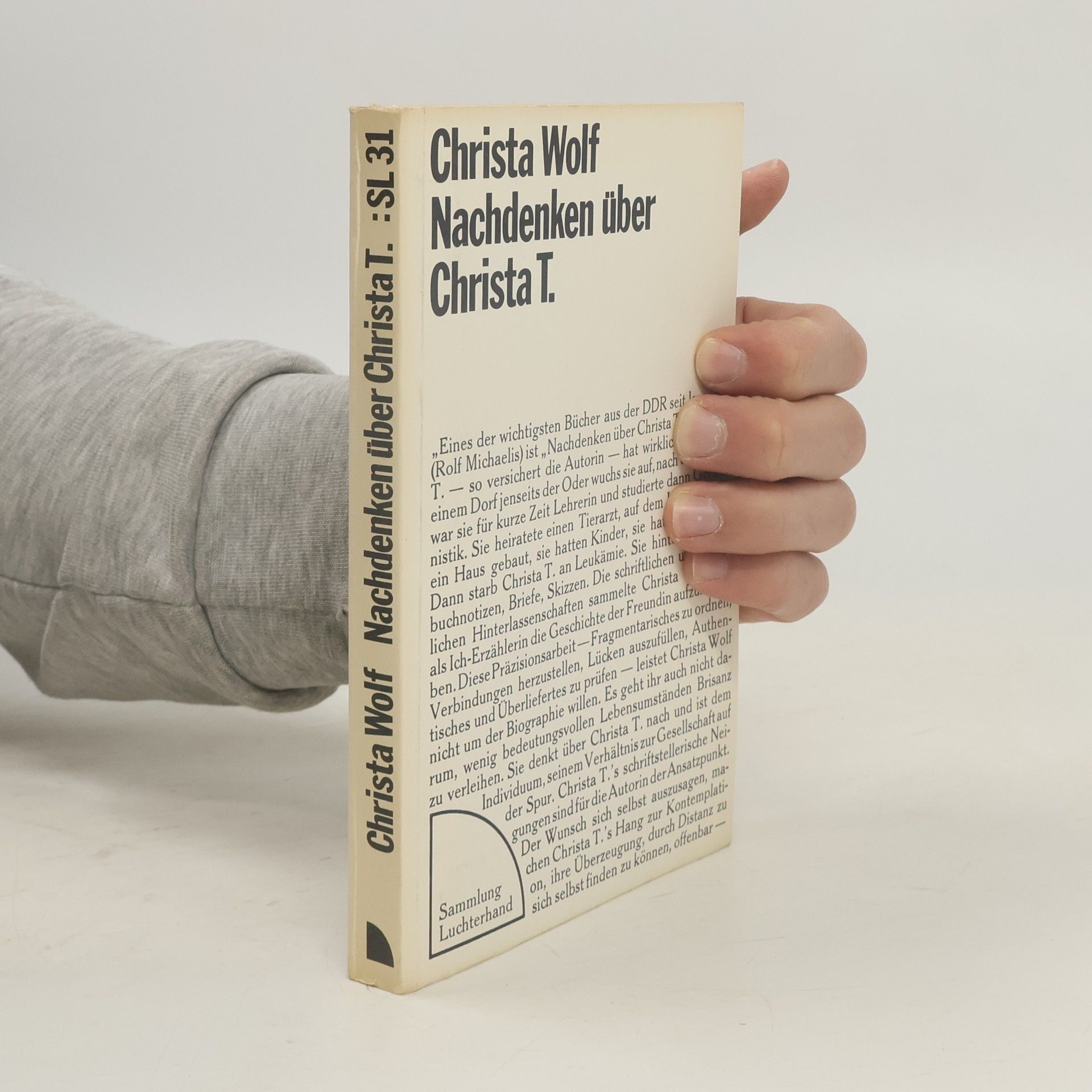 Christa Wolf Nachdenken über Christa T.