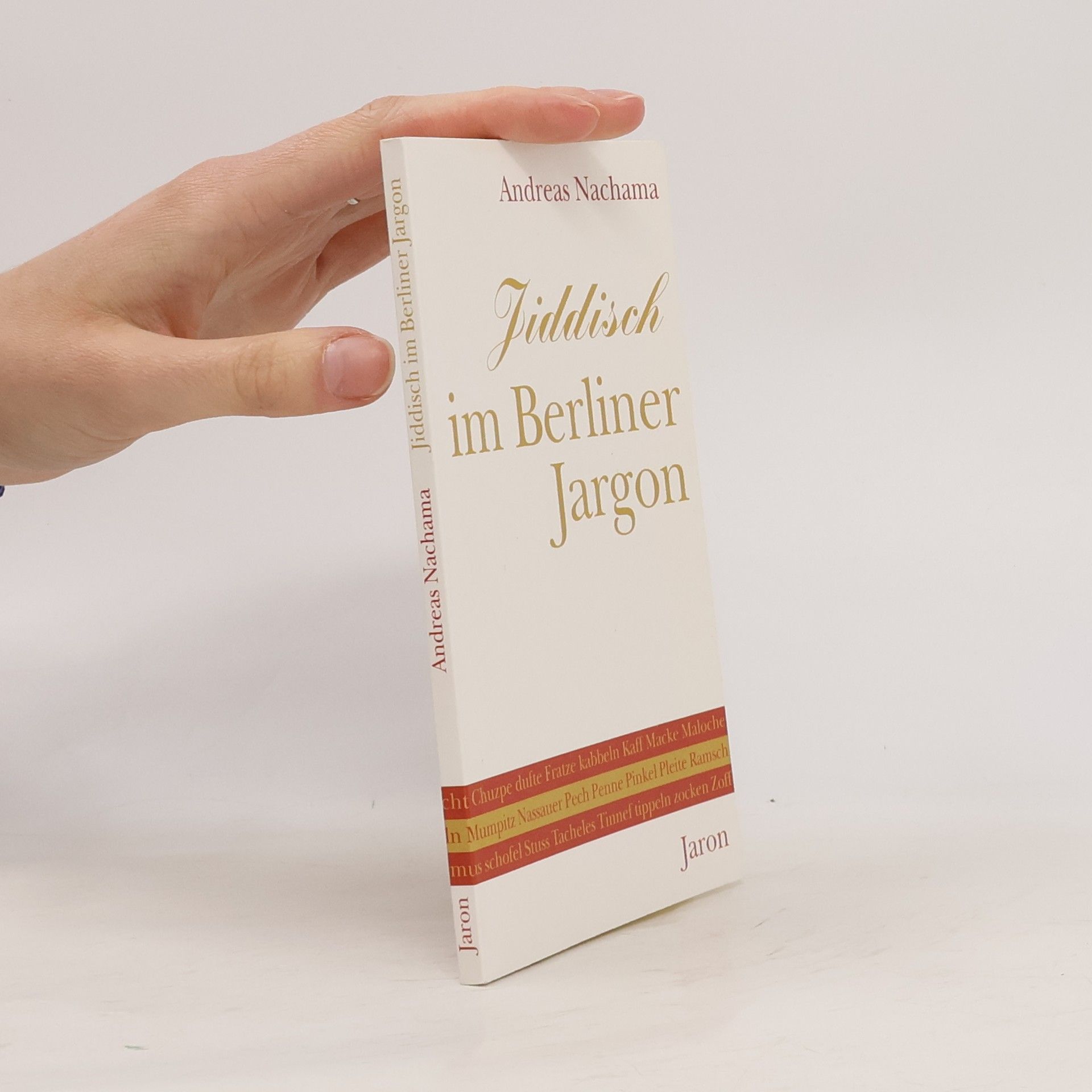 Andreas Nachama Jiddisch im Berliner Jargon