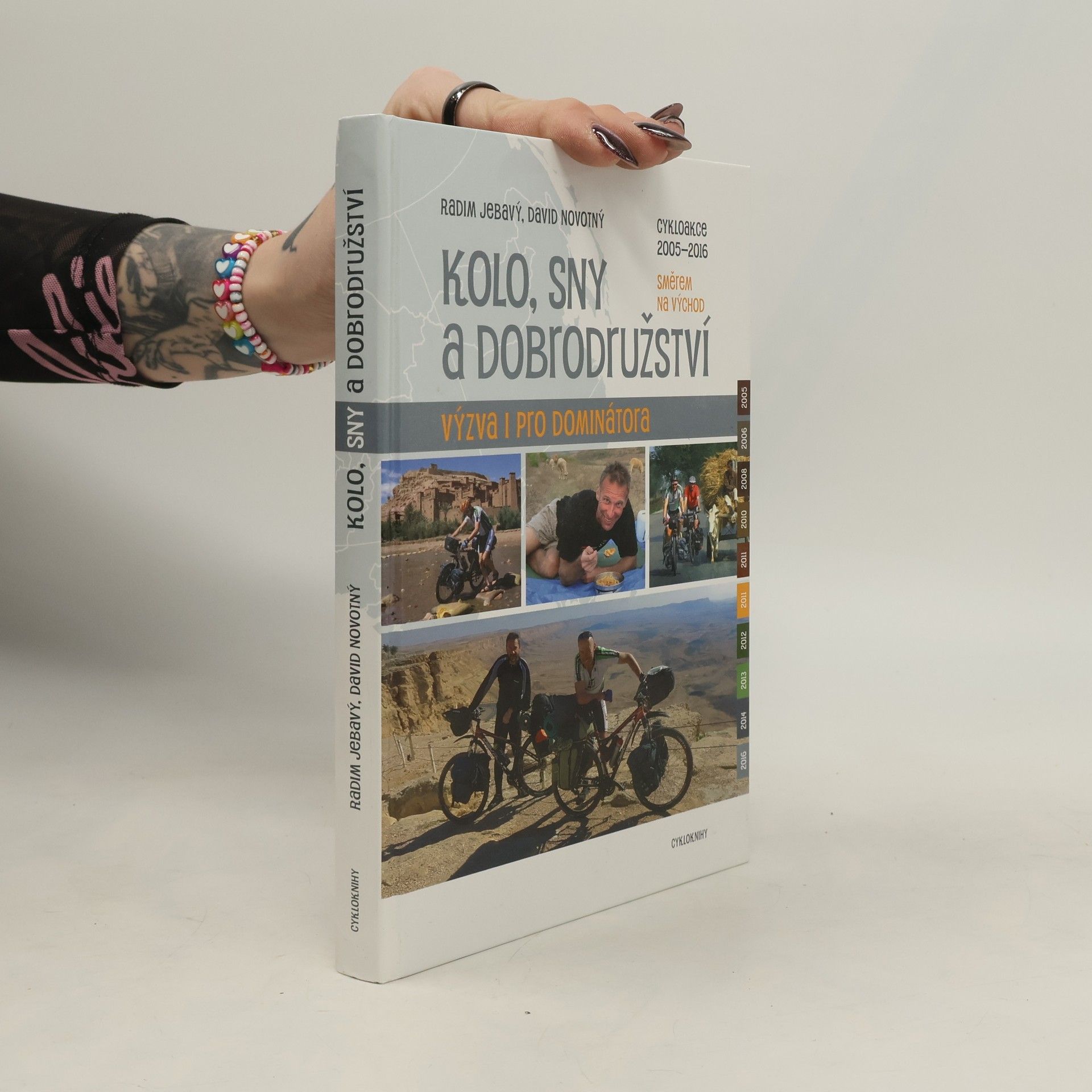 Radim Jebavy Kolo, sny a dobrodružství : výzva i pro Dominátora : cykloakce 2005-2016 směrem na východ