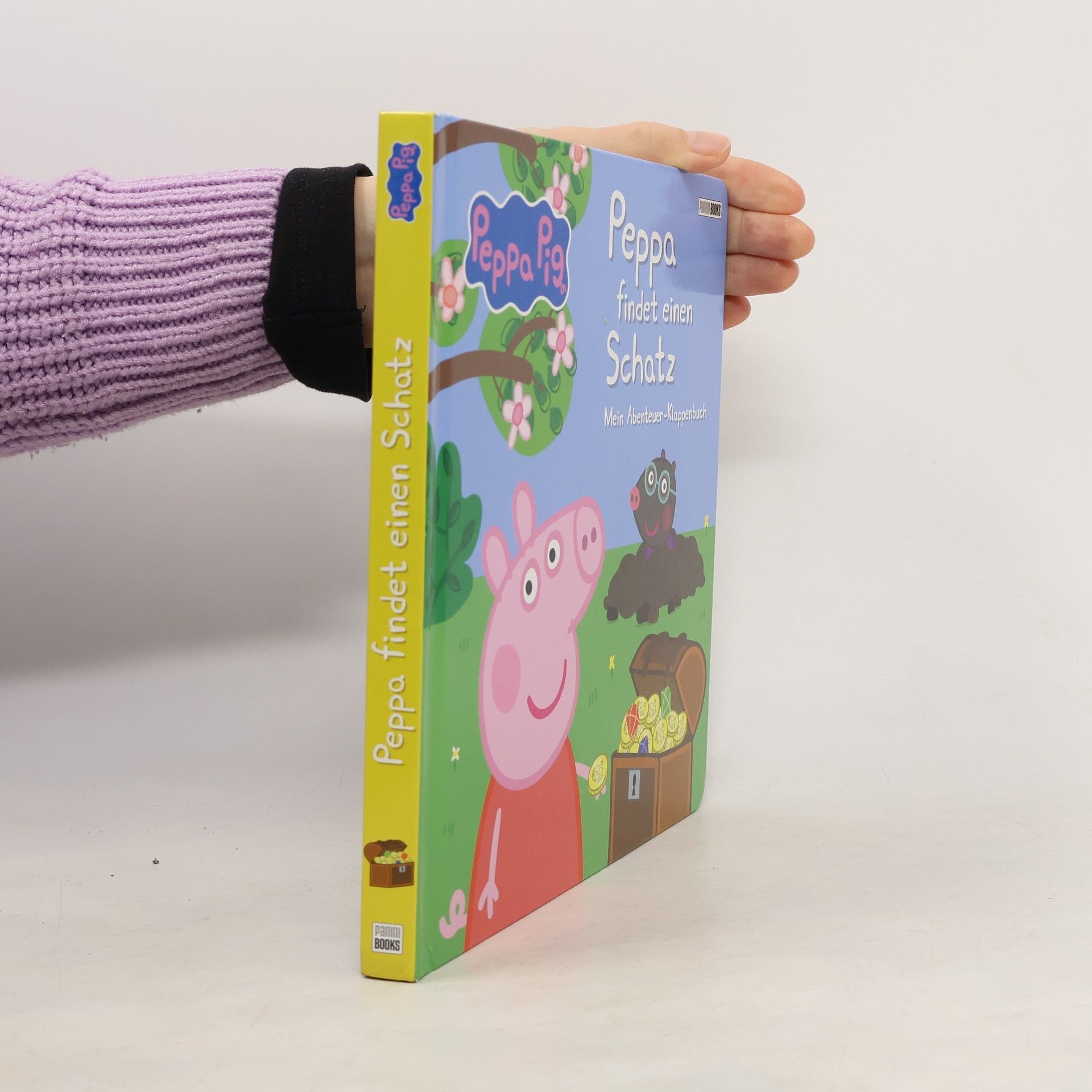 Panini Verlags GmbH Peppa Pig: Peppa findet einen Schatz - Mein Abenteuer-Klappenbuch