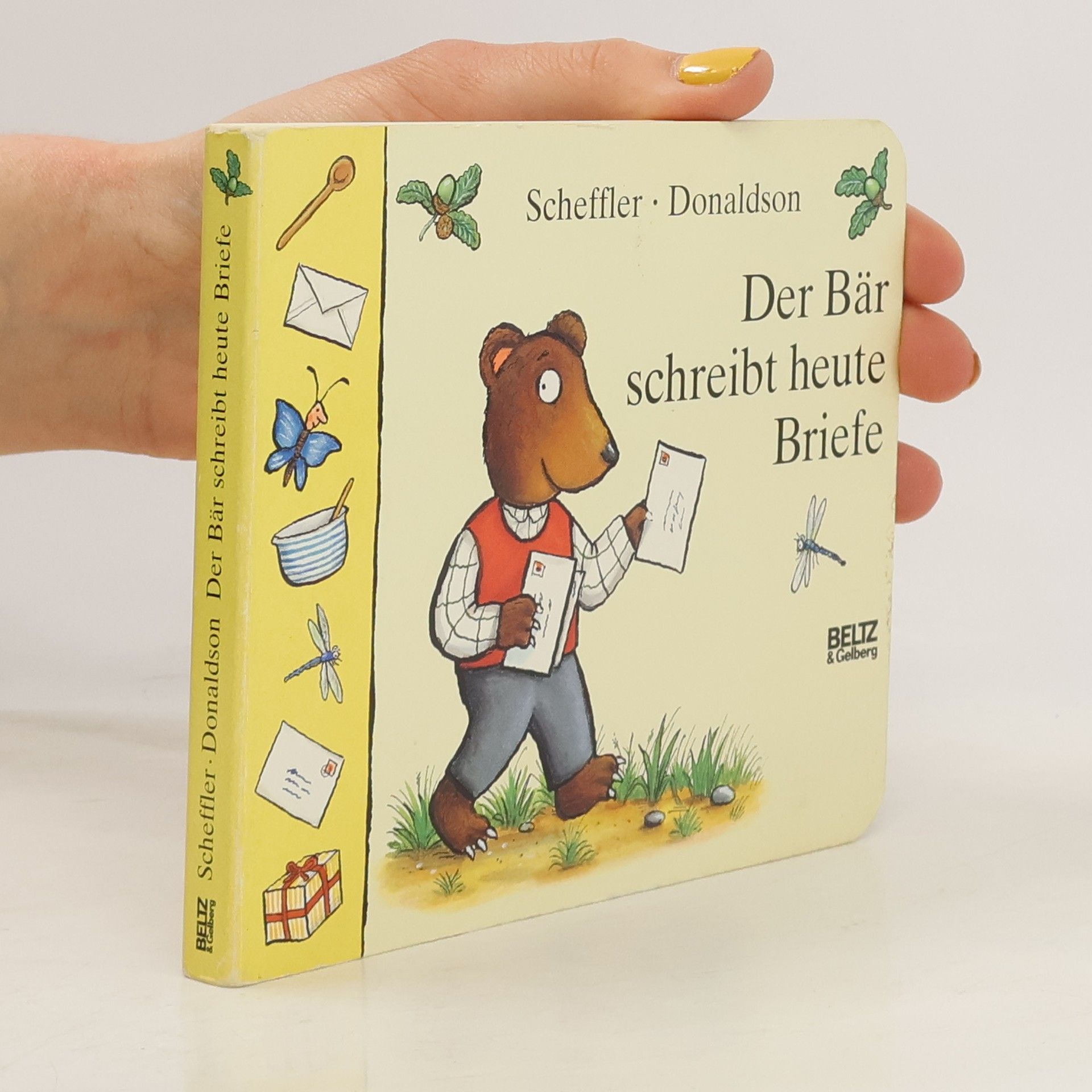 Axel Scheffler Der Bär schreibt heute Briefe. Papp- und Klapp-Bilderbuch