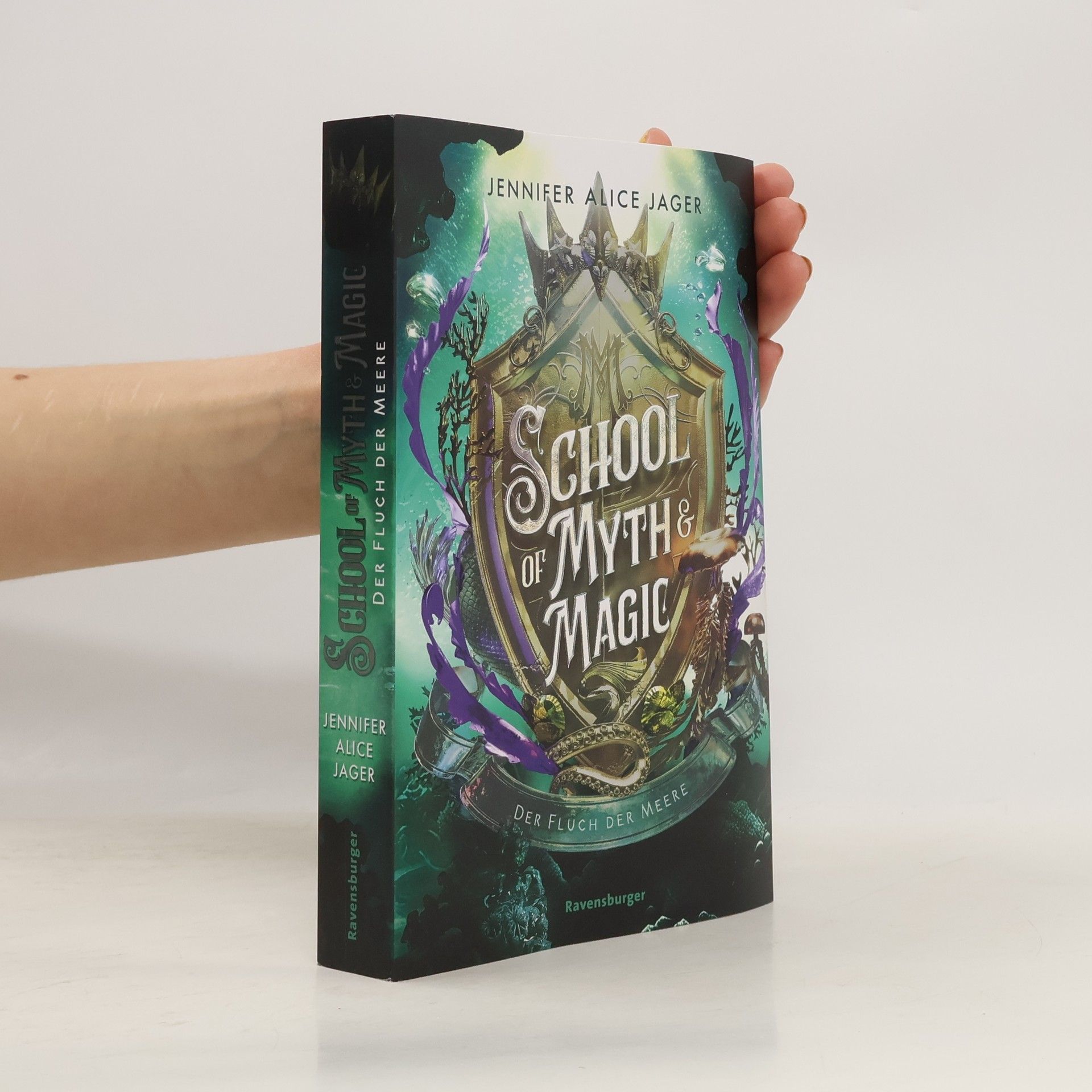 Jennifer Alice Jager School of Myth & Magic, Band 2: Der Fluch der Meere (Limitierte Auflage mit Farbschnitt)