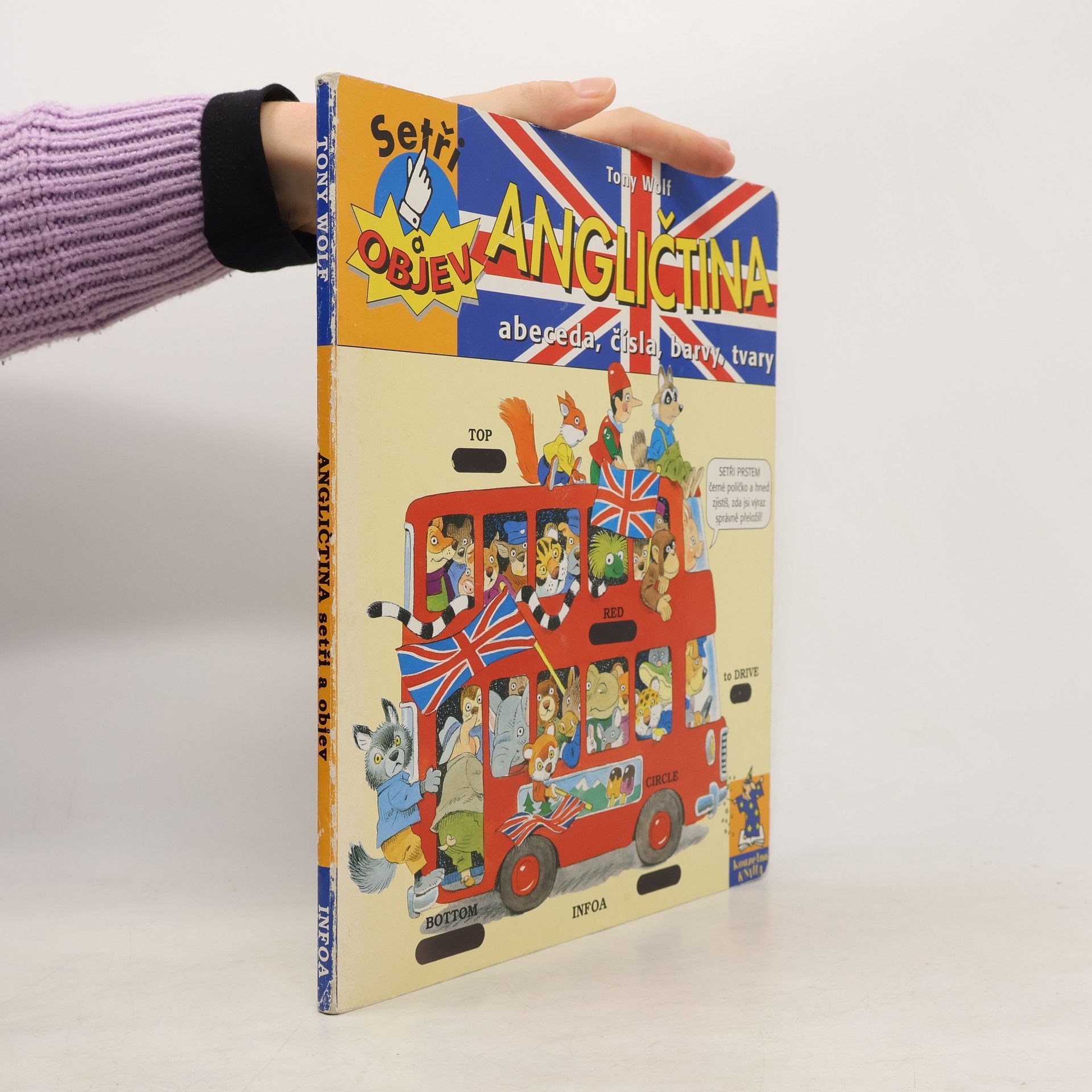 Antonio Lupatelli Angličtina. Abeceda, čísla, barvy, tvary. Kouzelná kniha.