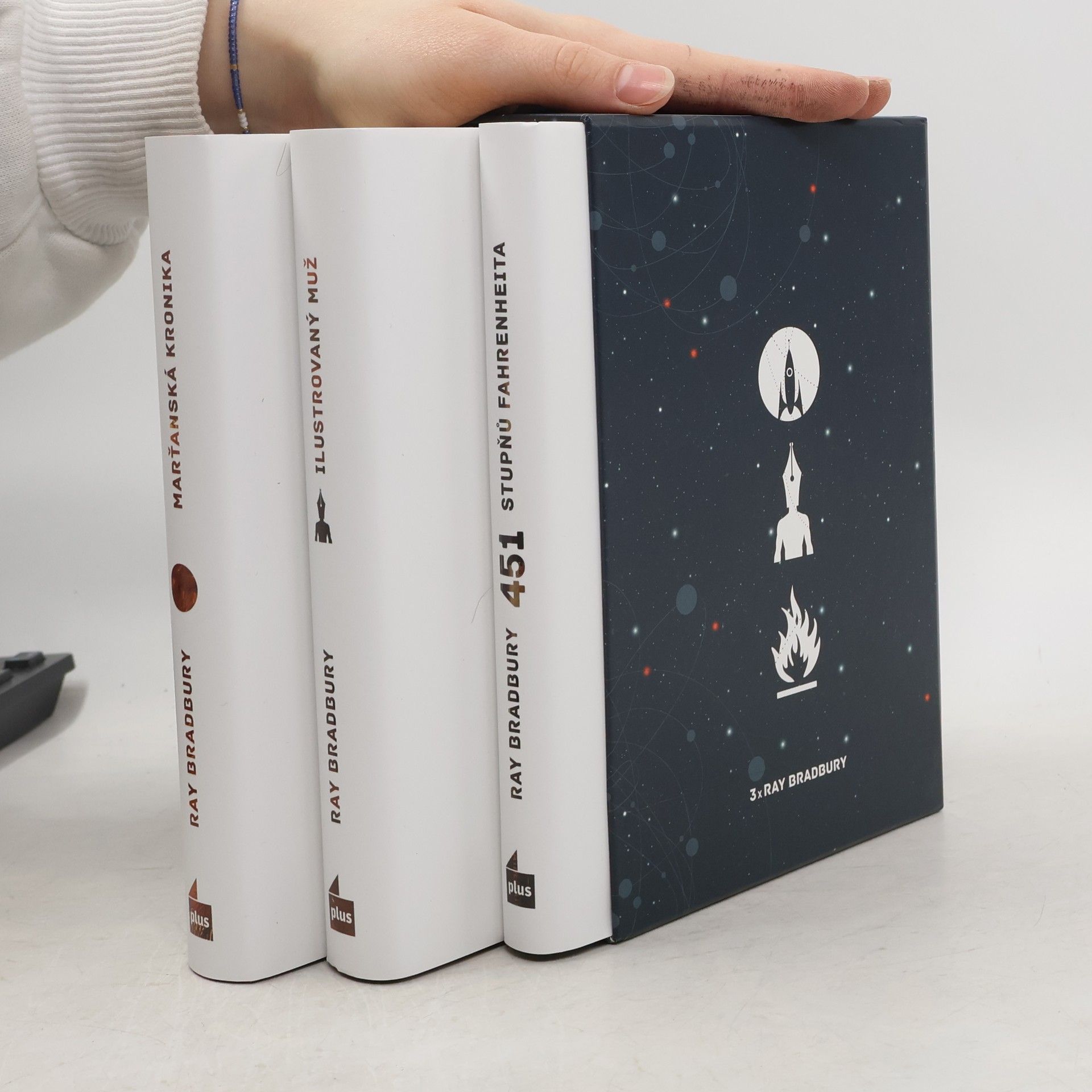 Ray Bradbury 3x Ray Bradbury. BOX : 3 svazky viz foto