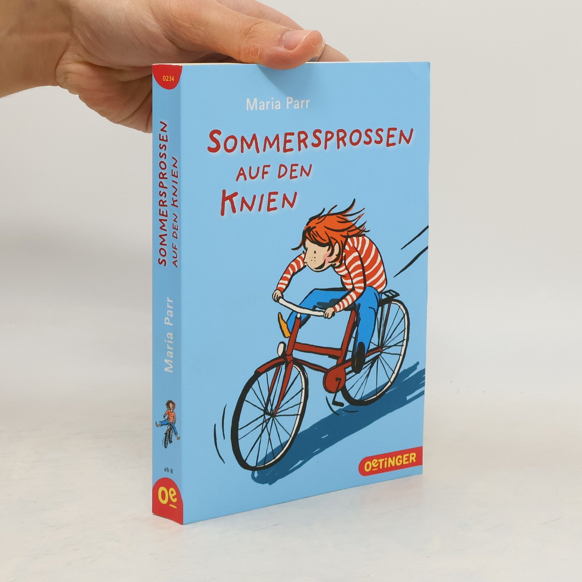 Maria Parr Sommersprossen auf den Knien