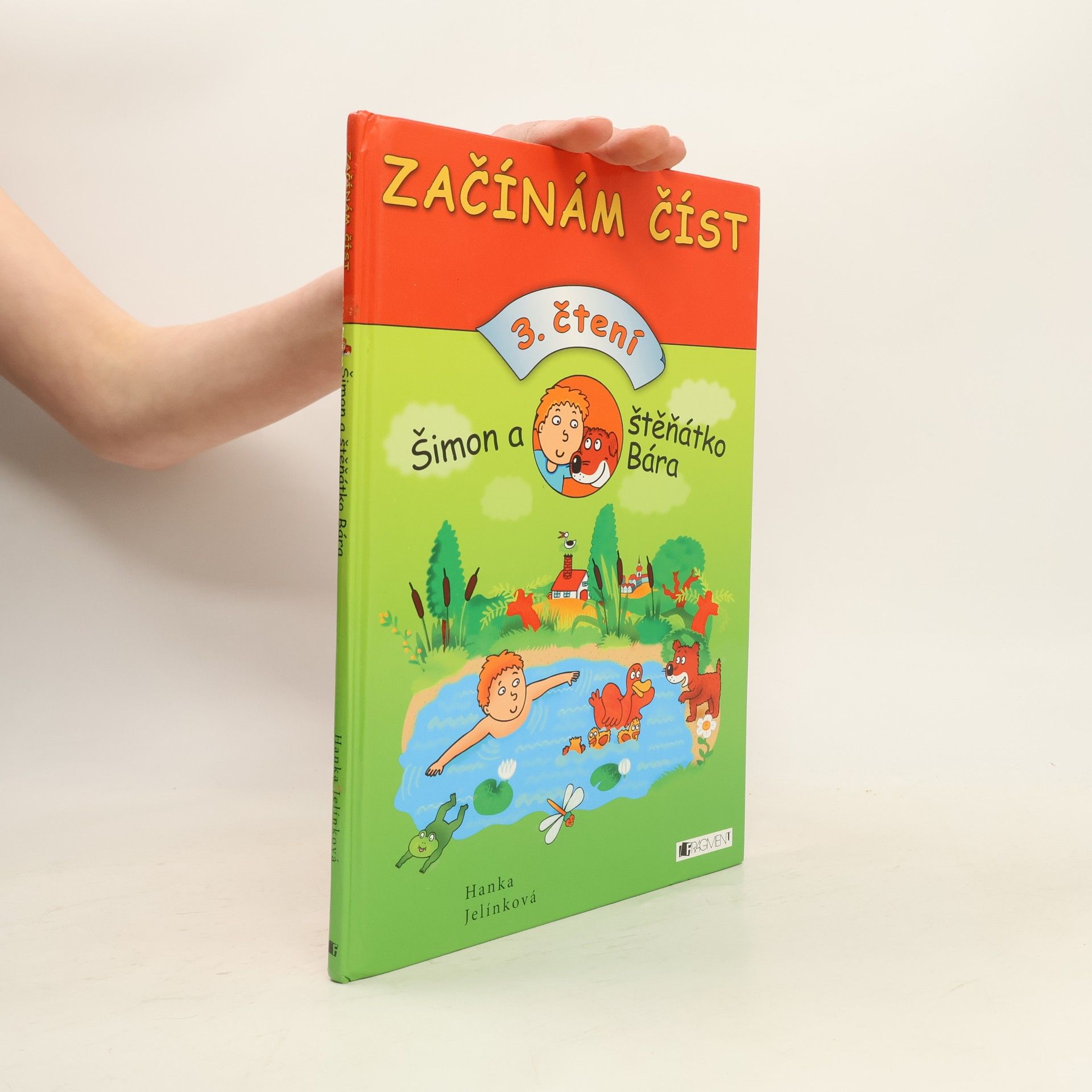 Hanka Jelínková Šimon a štěňátko Bára