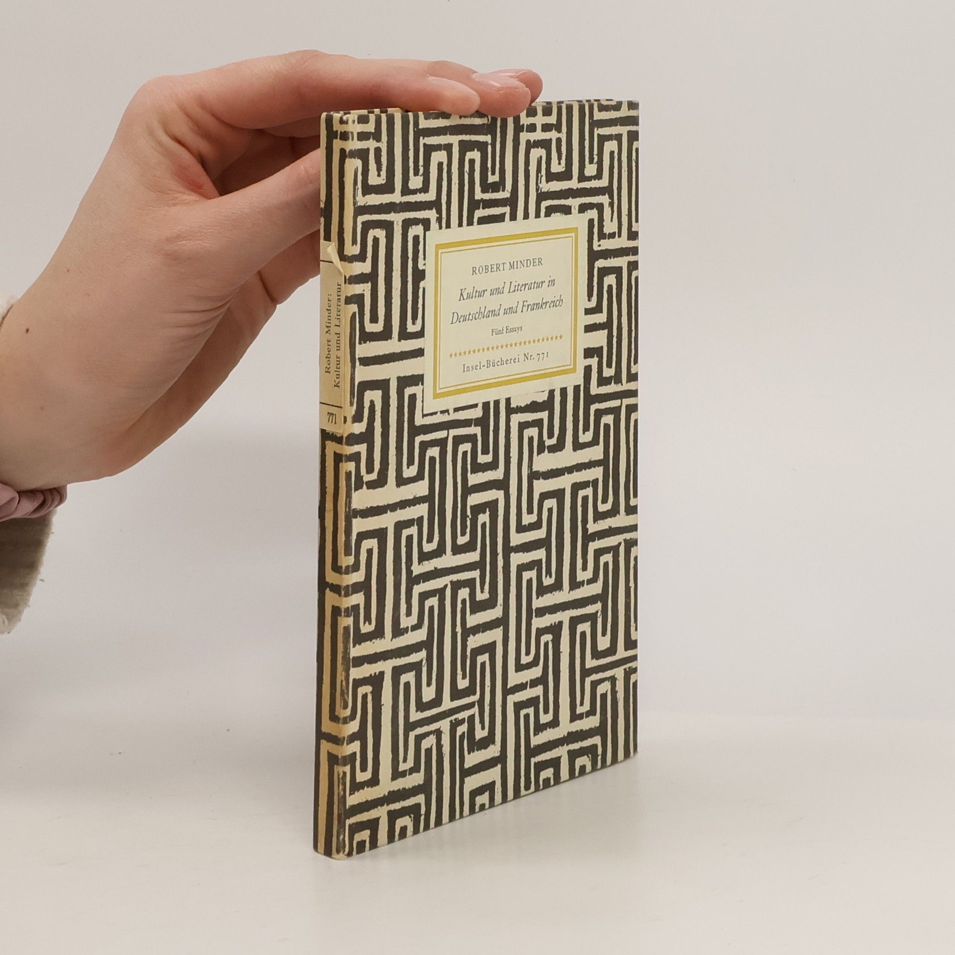 Robert Minder Kultur und Literatur in Deutschland und Frankreich