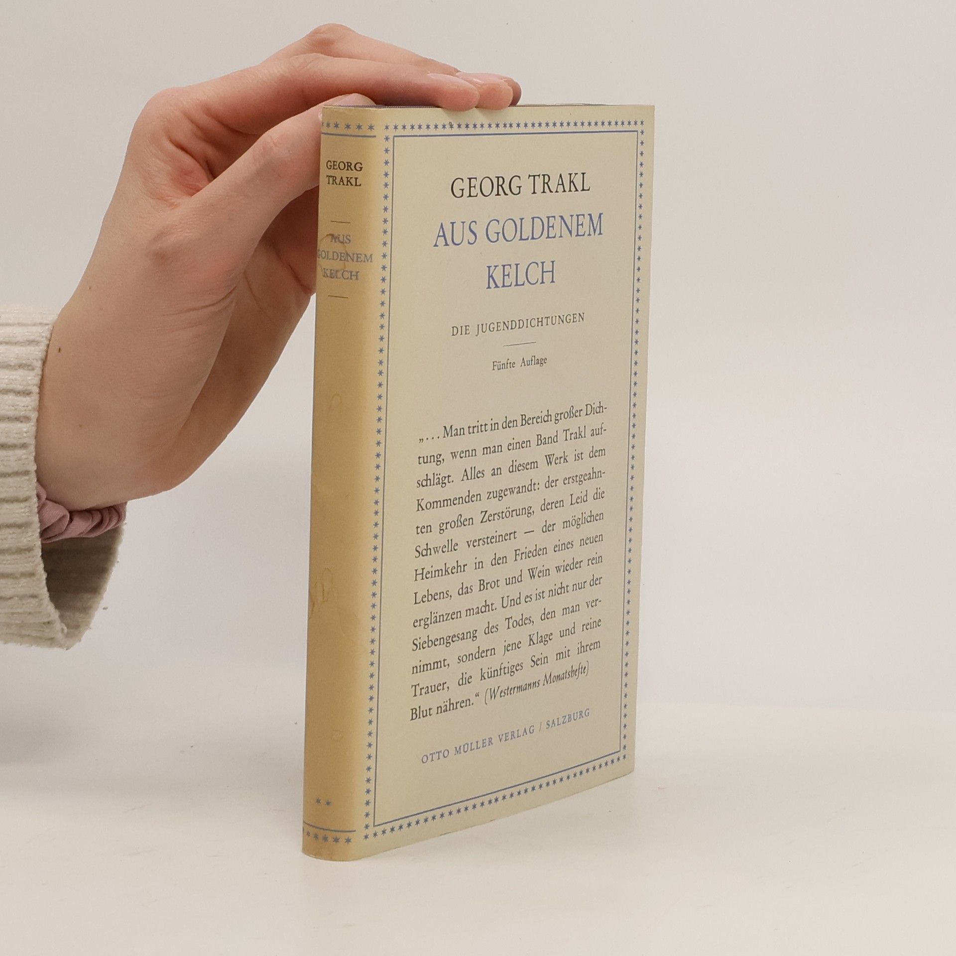 Georg Trakl Aus Goldenem Kelch