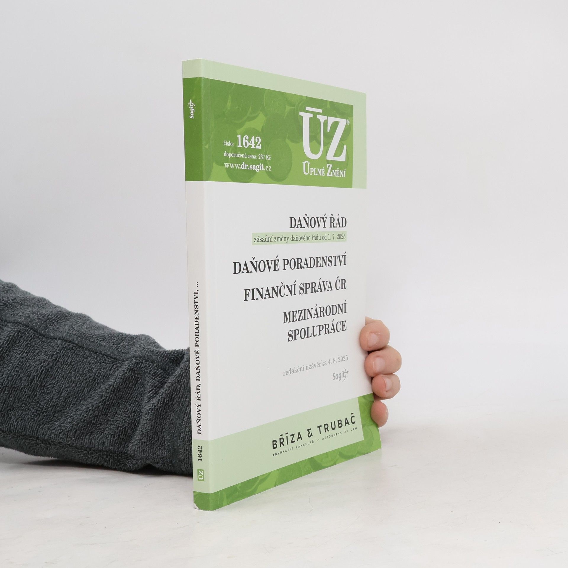 Kolektív autorov Daňový řád. Daňové poradenství. Finanční správa ČR. Mezinárodní spolupráce