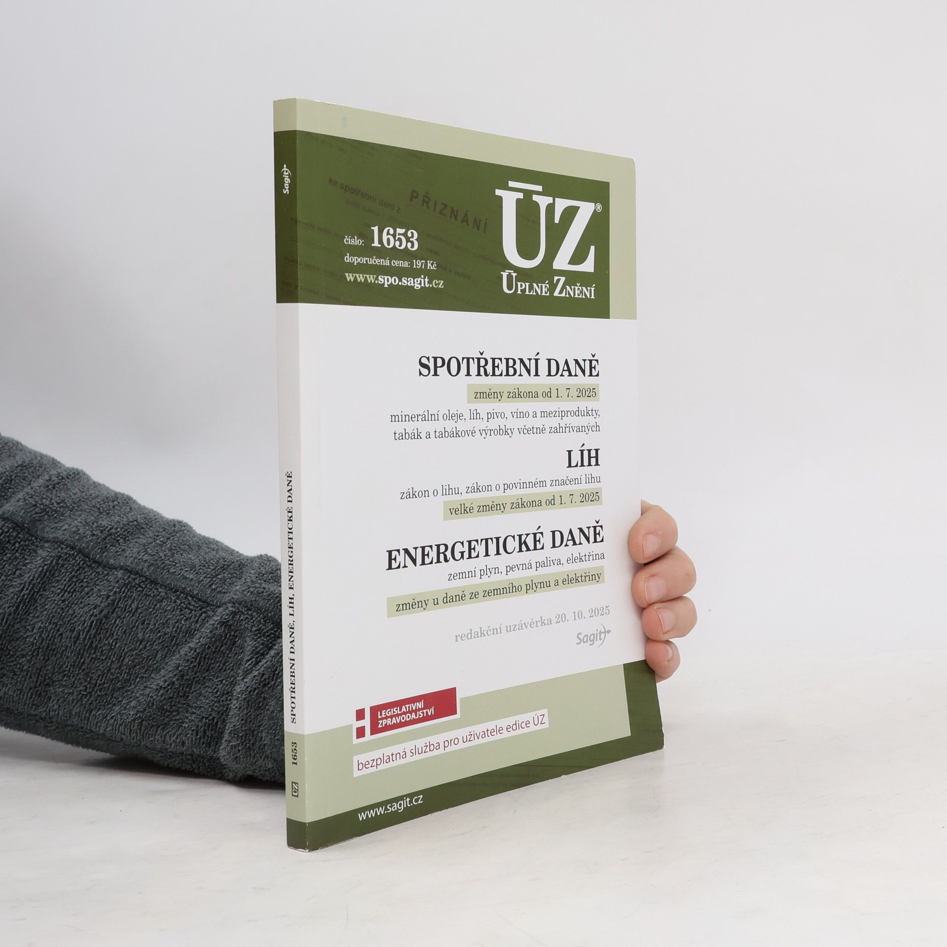 Collectif d'auteurs Spotřební daně ; Líh ; Energetické daně