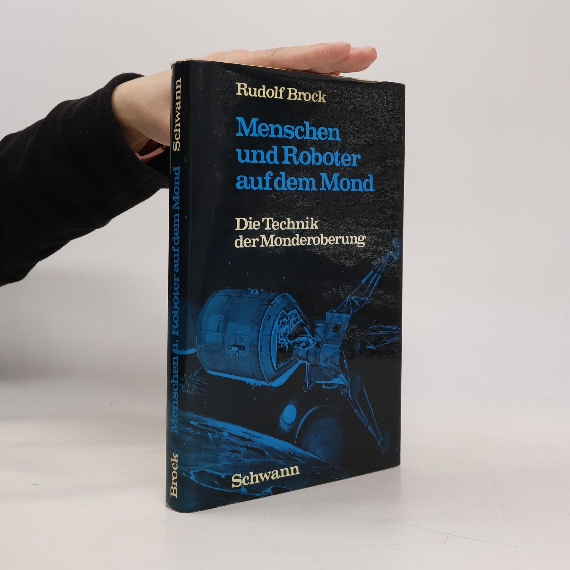 Peter Brock Menschen und Roboter auf dem Mond