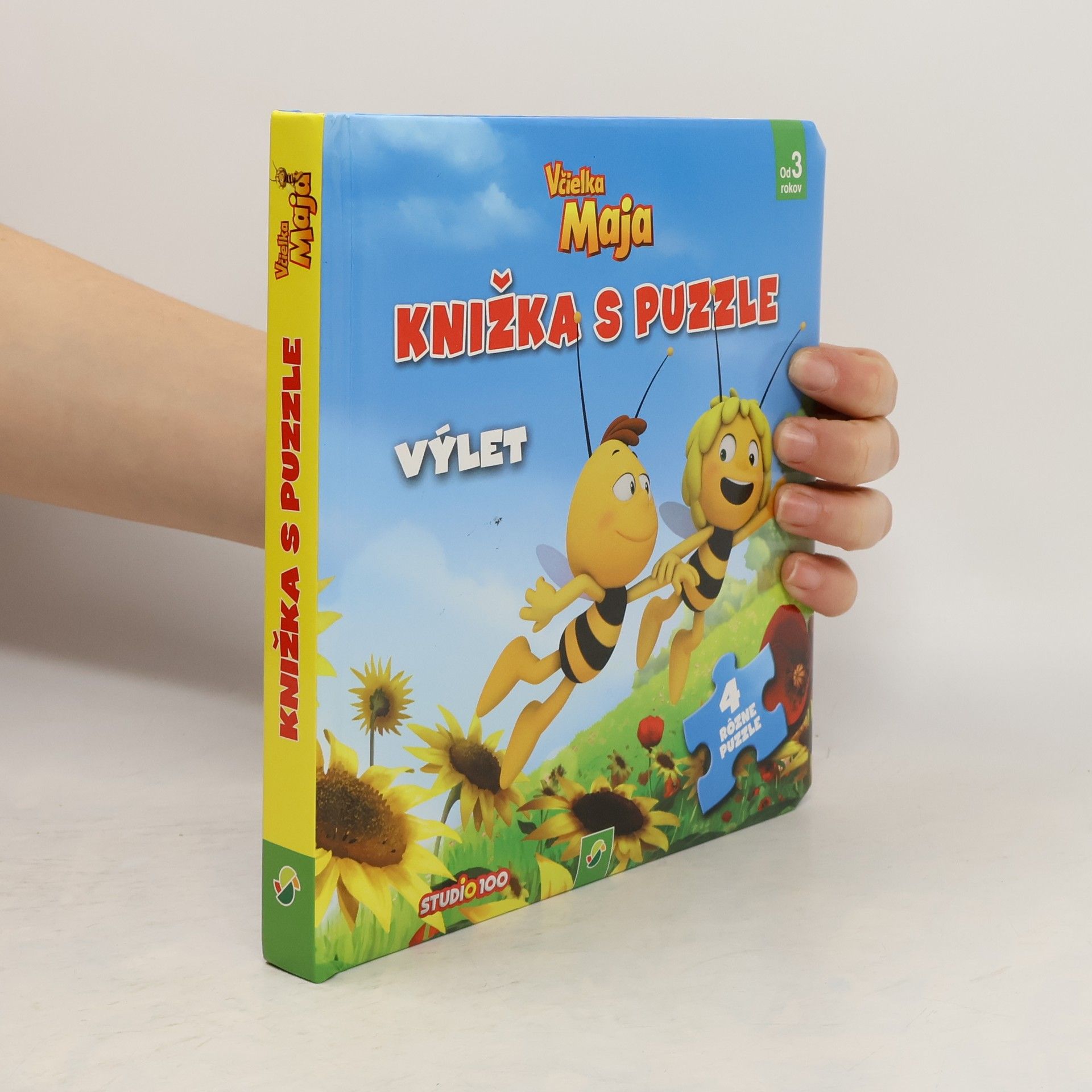 Kolektiv autorů Včelka Mája: knížka s puzzle