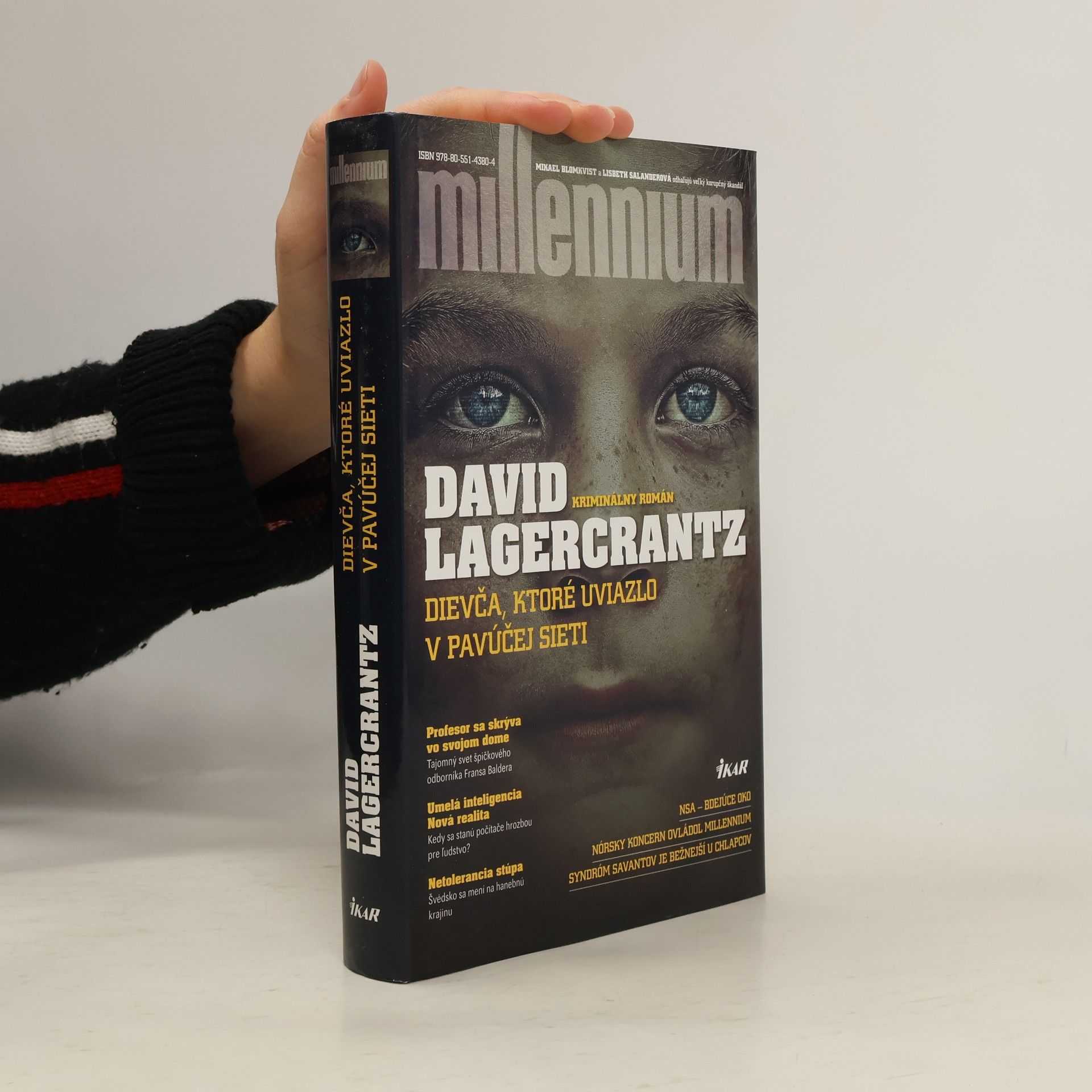 David Lagercrantz Dievča, ktoré uviazlo v pavúčej sieti