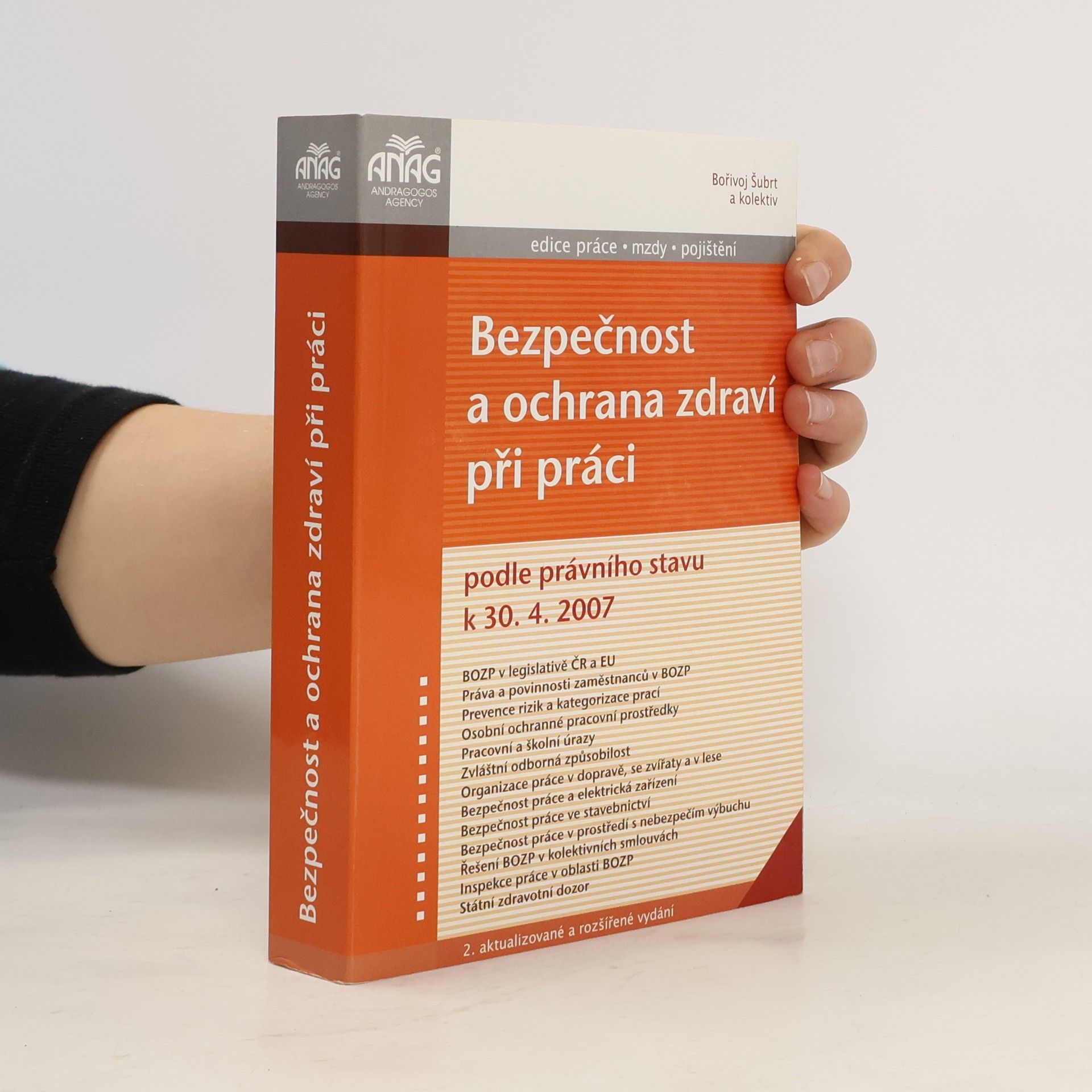 Bořivoj Šubrt Bezpečnost a ochrana zdraví při práci podle právního stavu k 30.4. 2007