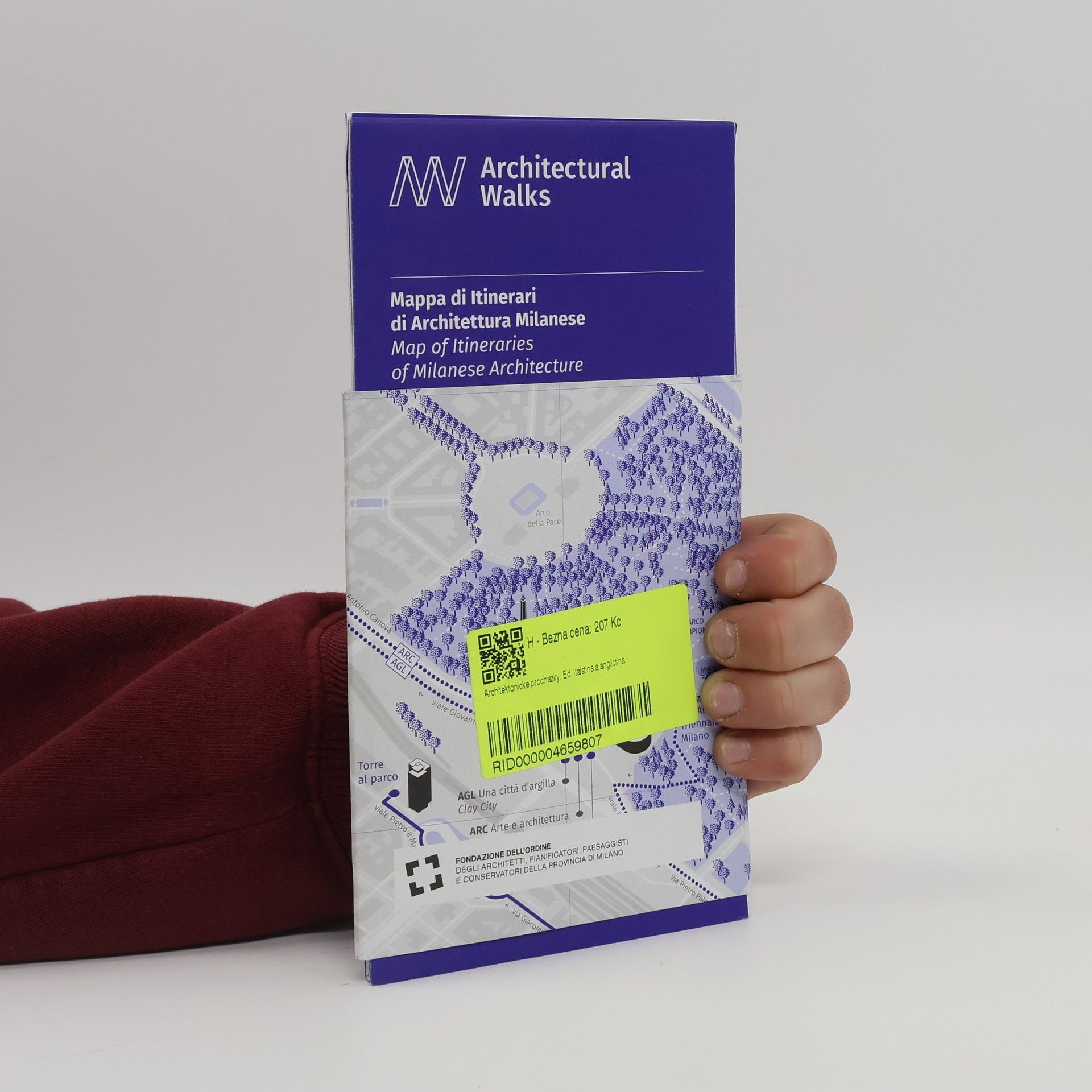 Kolektiv autorů Architectural Walks. Mappa di Itinerari di Architettura Milanese