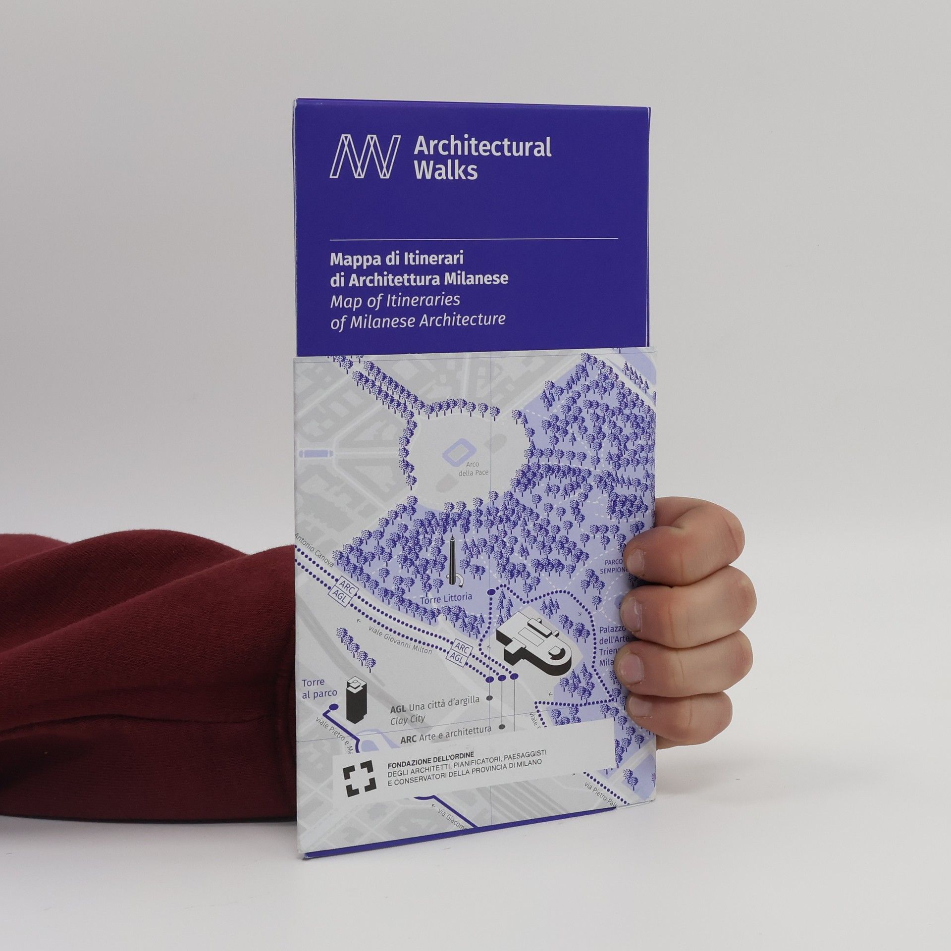 Kolektiv autorů Architectural Walks. Mappa di Itinerari di Architettura Milanese