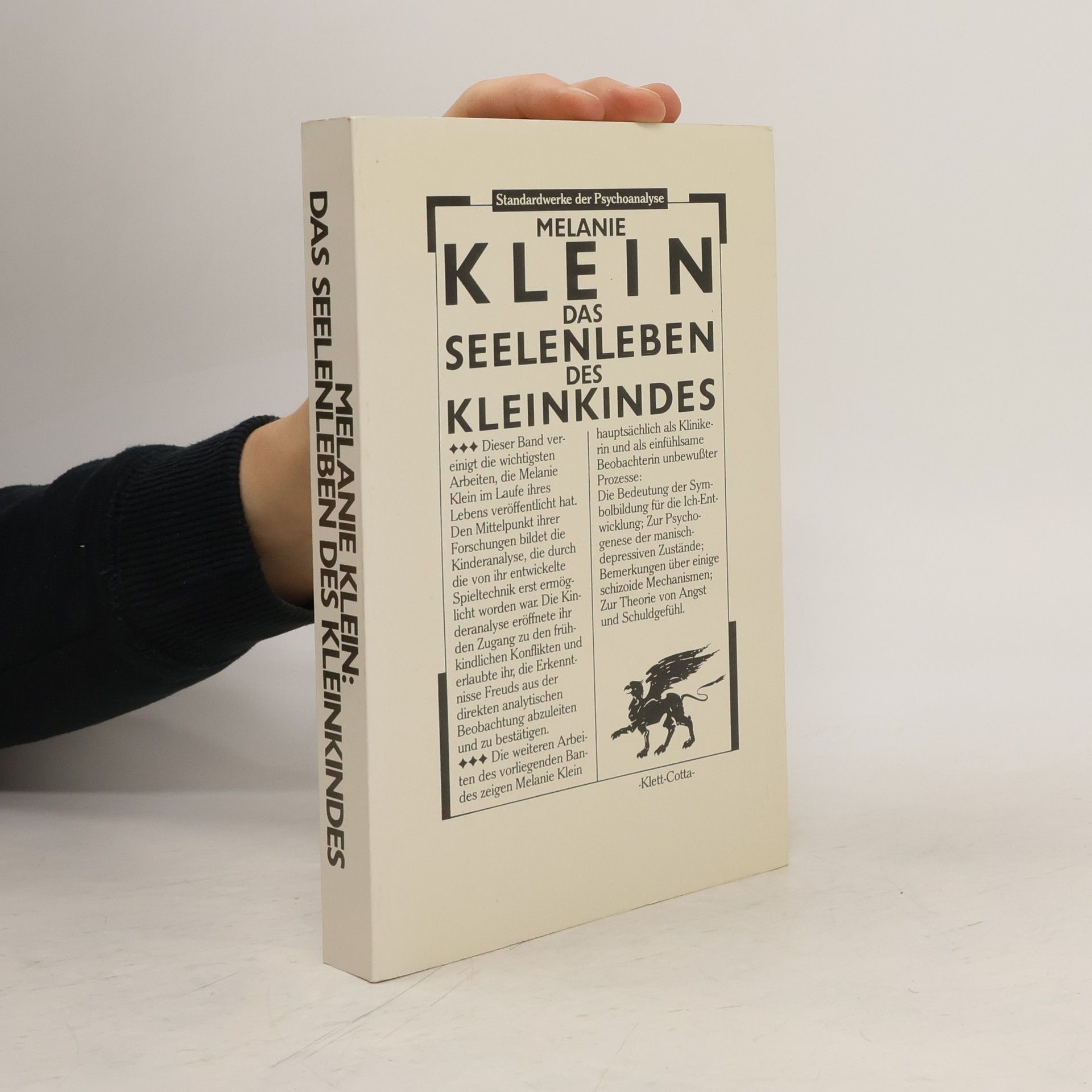 Melanie Klein Das Seelenleben des Kleinkindes und andere Beiträge zur Psychoanalyse