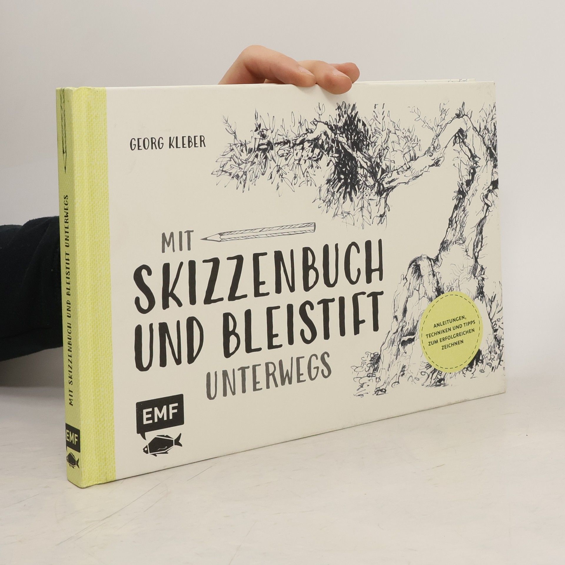 Georg Kleber Mit Skizzenbuch und Bleistift unterwegs