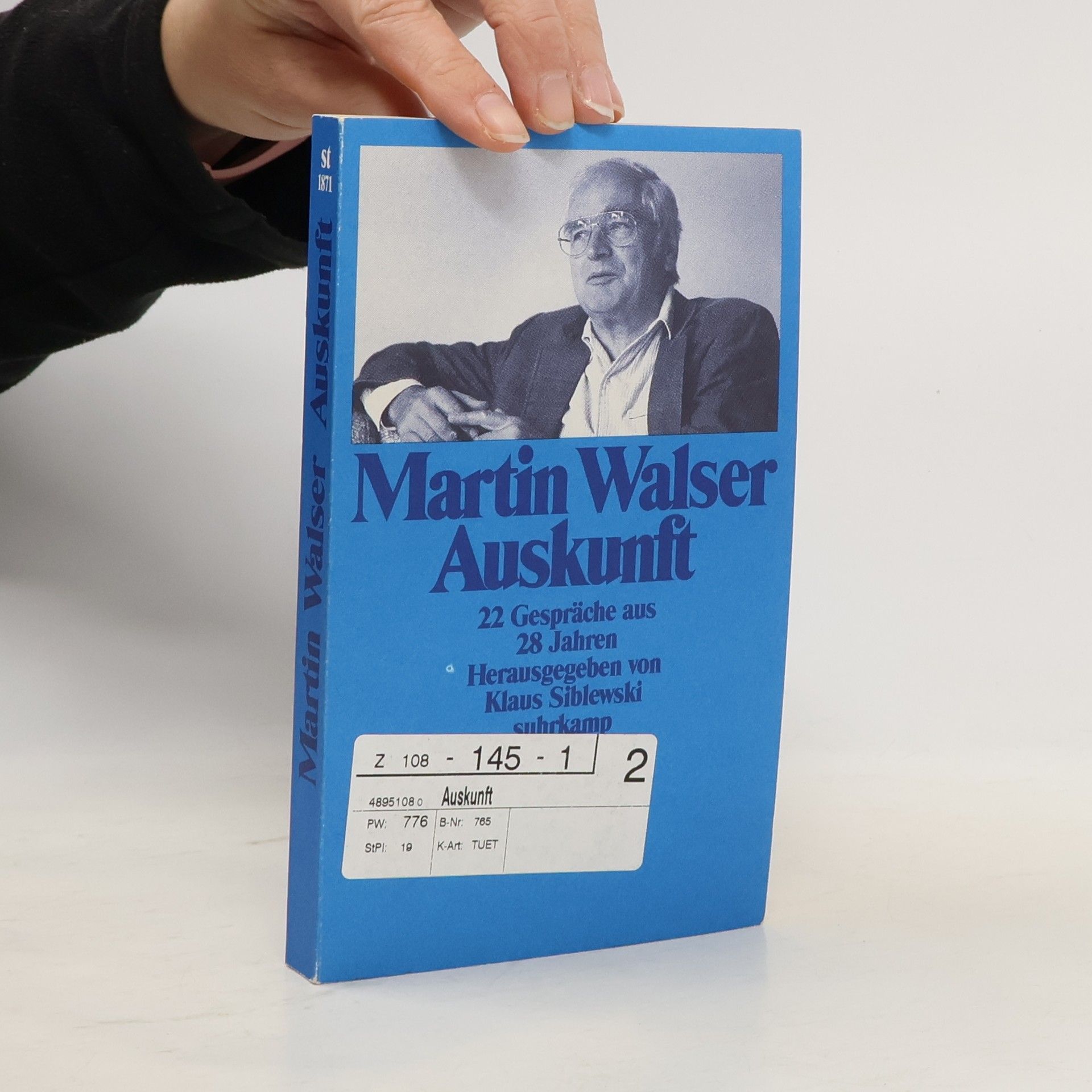 Martin Walser Auskunft